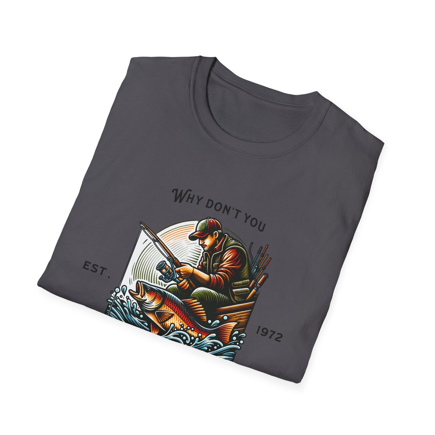 T-Shirt mit Grafik für Fischer – „Check Out My Flies“ Outdoor-T-Shirt