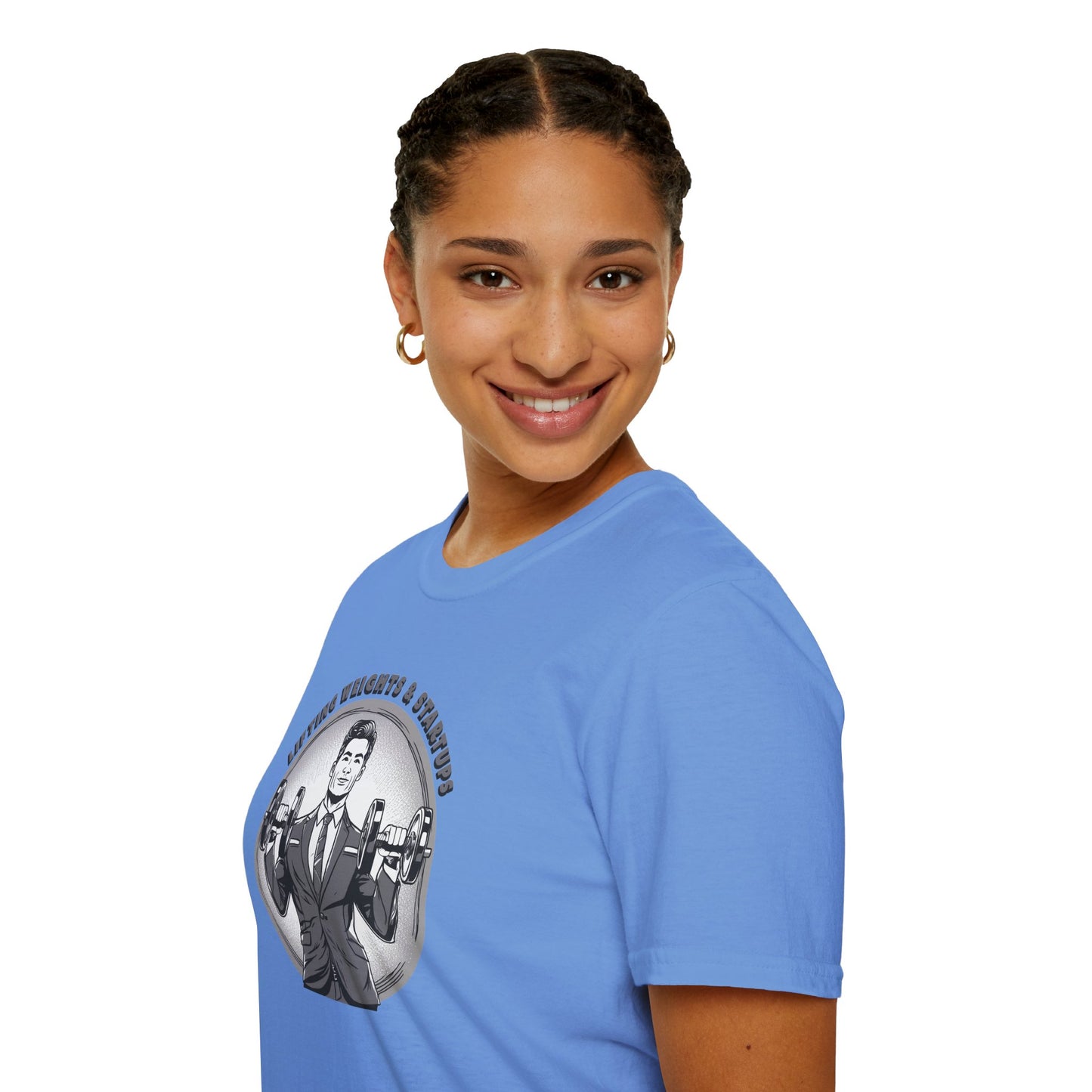T-Shirt für Fitnessstudio-Liebhaber - Gewichtheben & Startups