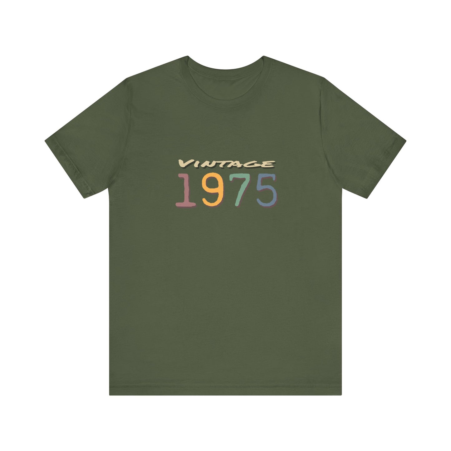Vintage 1975 Unisex T-Shirt - Retro Grafik T-Shirt