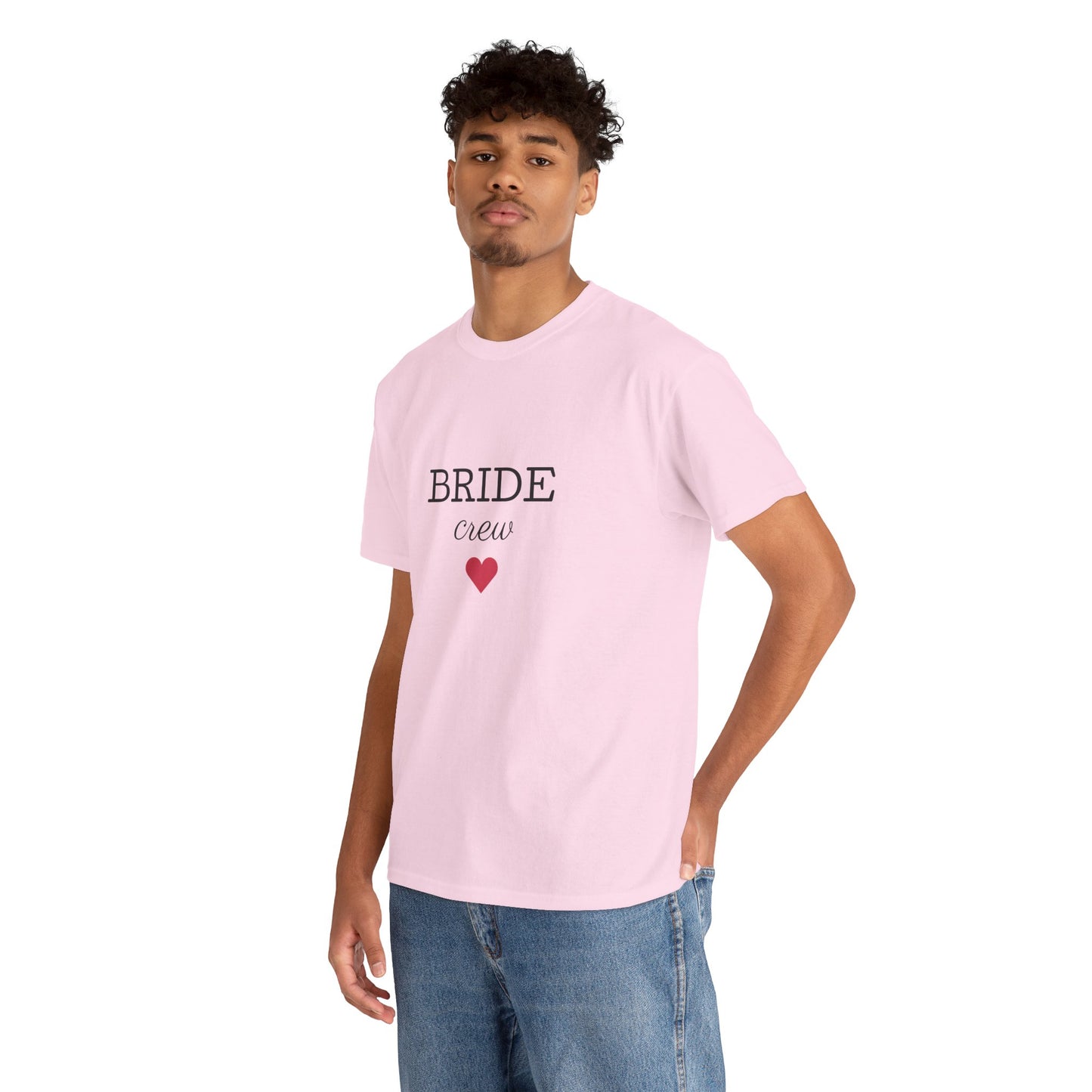 Bride Crew Unisex-T-Shirt aus schwerer Baumwolle – Perfekt für Brautpartys