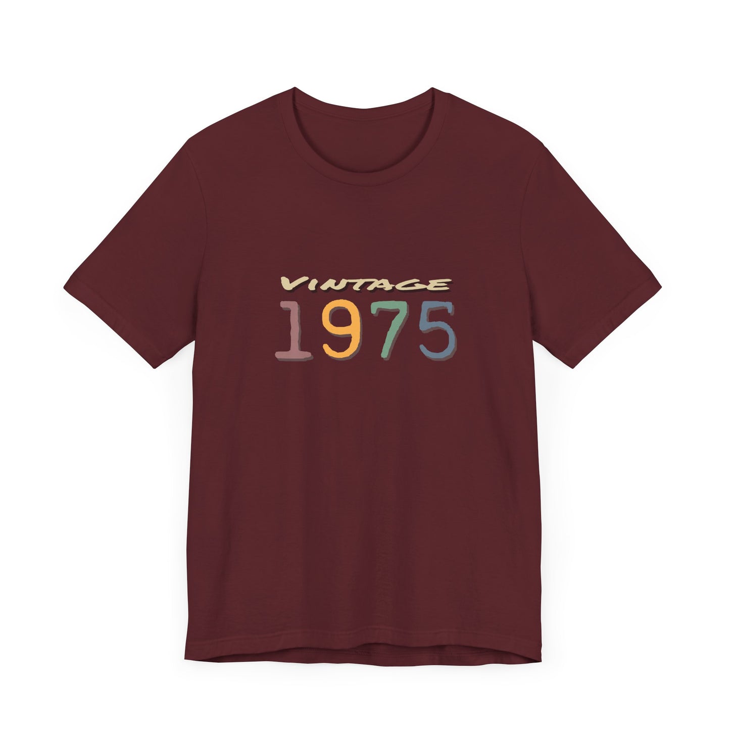 Vintage 1975 Unisex T-Shirt - Retro Grafik T-Shirt