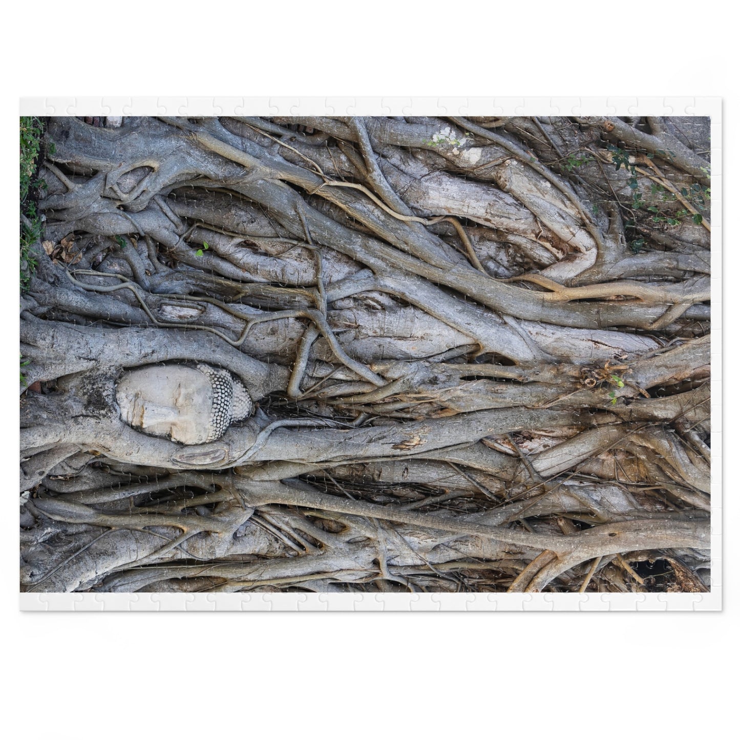 Puzzle en étain Thaïlande Arbres Visage Sculpté
