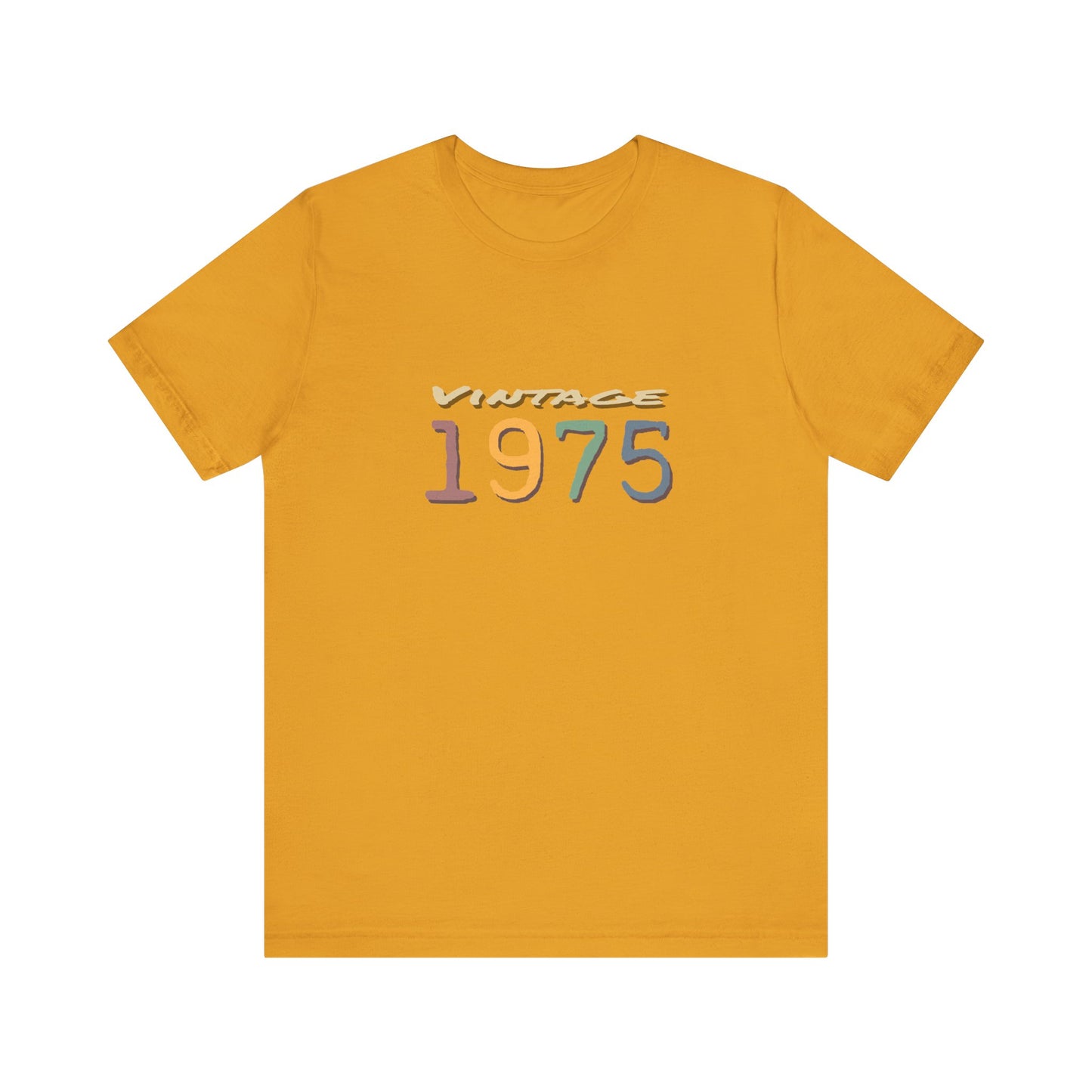Vintage 1975 Unisex T-Shirt - Retro Grafik T-Shirt
