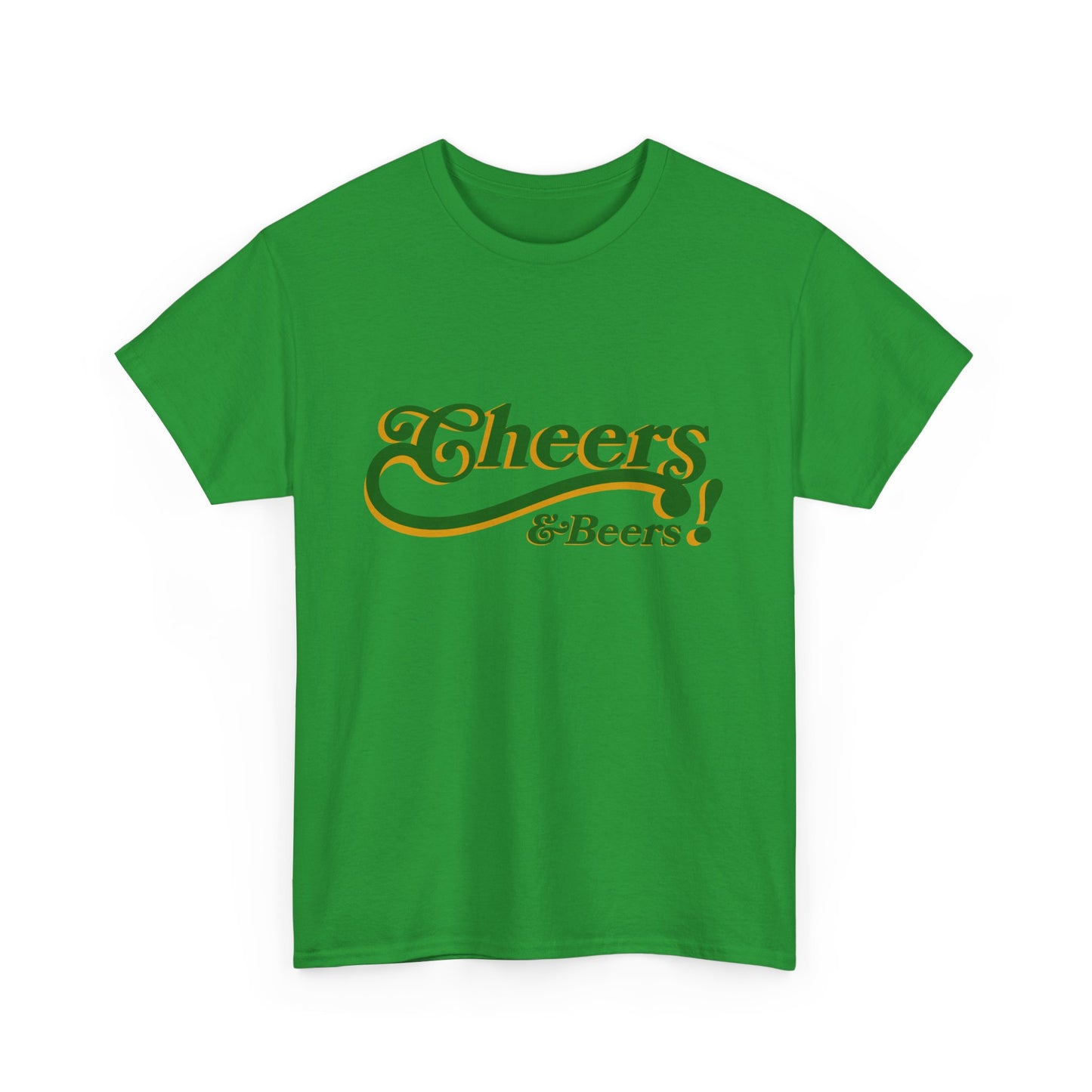 Cheers & Beers Unisex-T-Shirt aus schwerer Baumwolle – Perfekt für Feiern und zwanglose Ausflüge