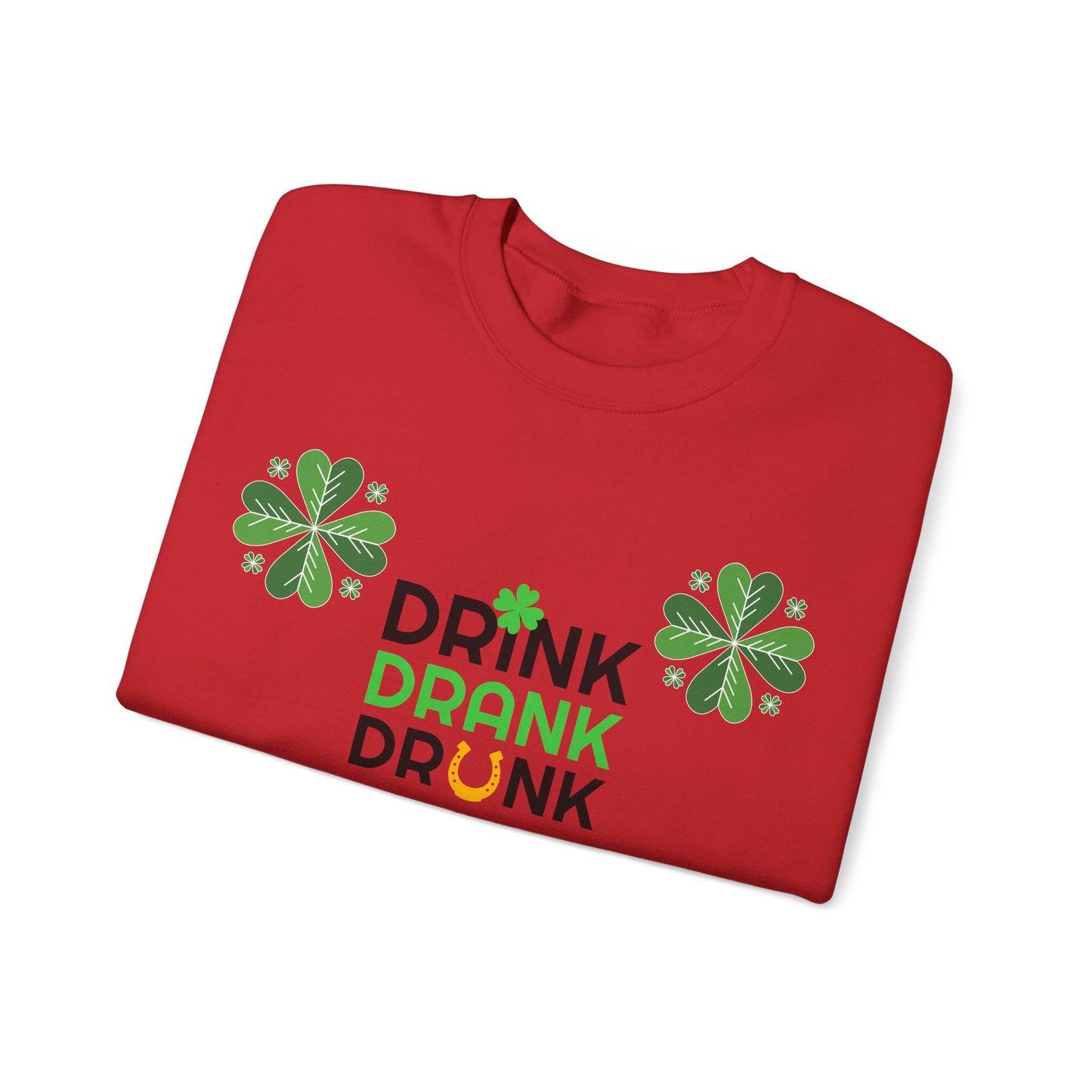 St. Patricks Day Getränk Crewneck Sweatshirt