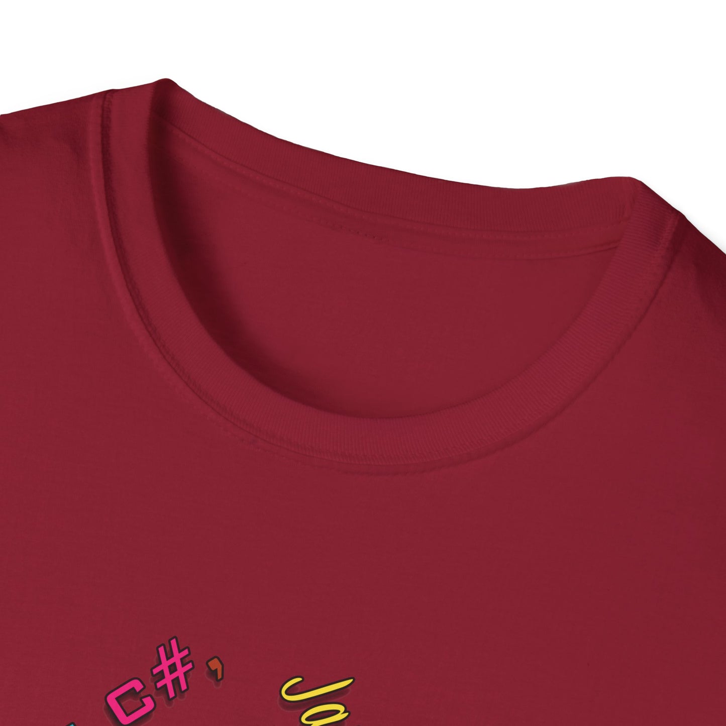 Unisex-T-Shirt für Musikliebhaber mit Gitarre – Coding in C#, Jamming in E-Moll-Design