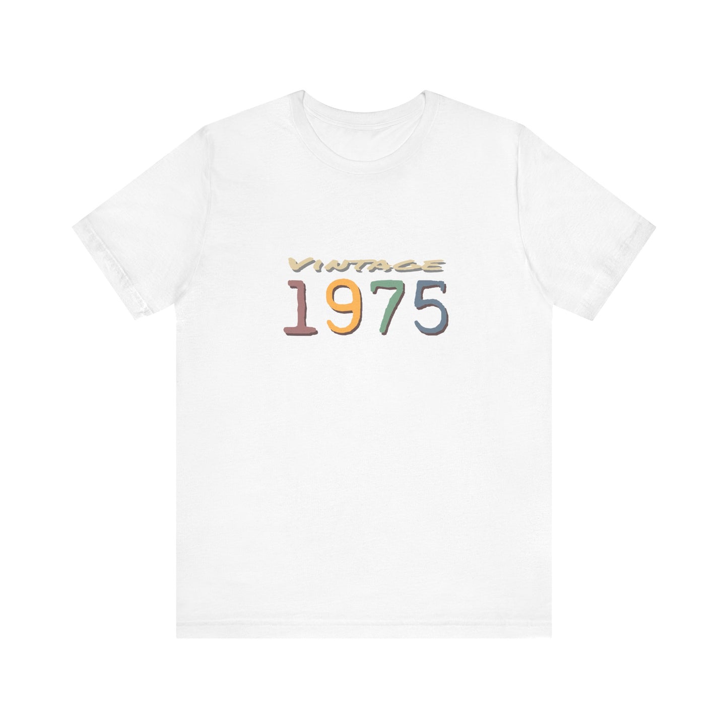 Vintage 1975 Unisex T-Shirt - Retro Grafik T-Shirt