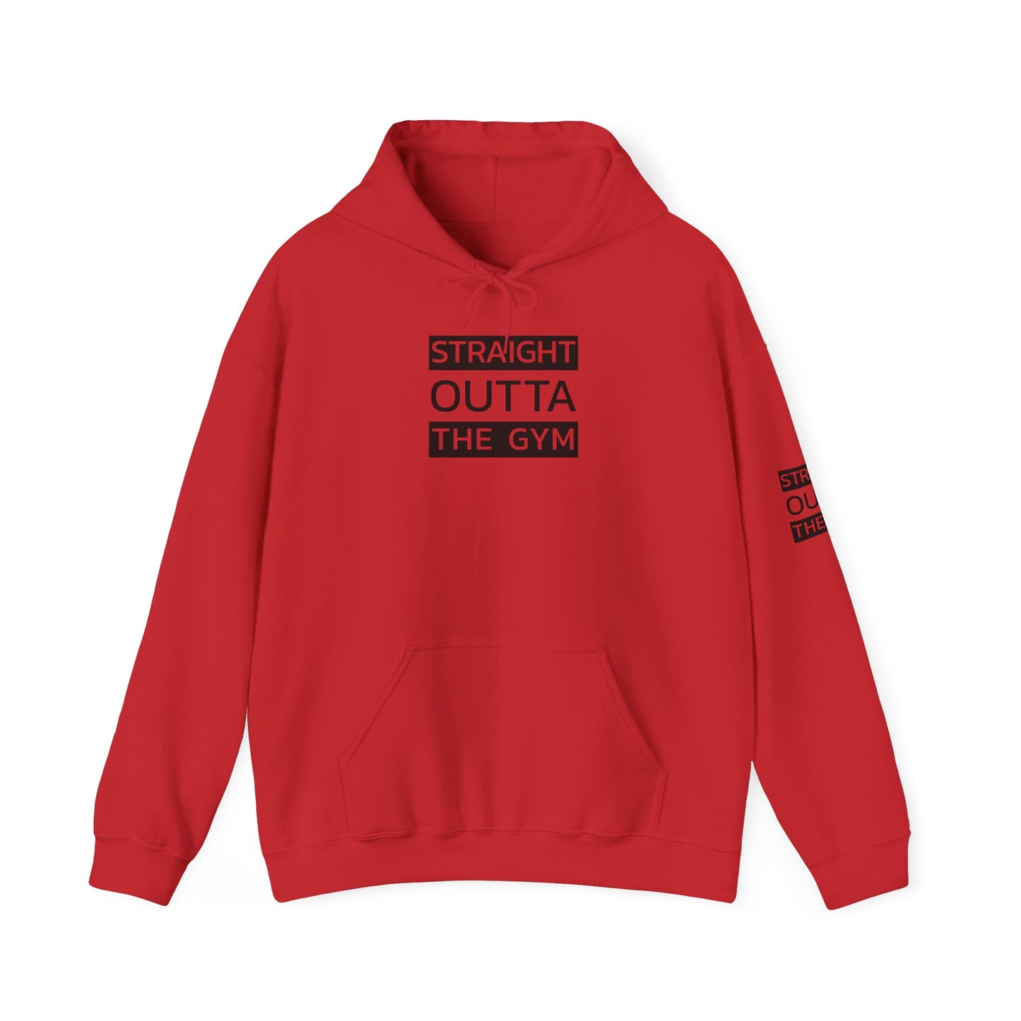 Straight Outta The Gym Unisex Heavy Blend™ Hoodie - Fitness-Motivations-Sweatshirt