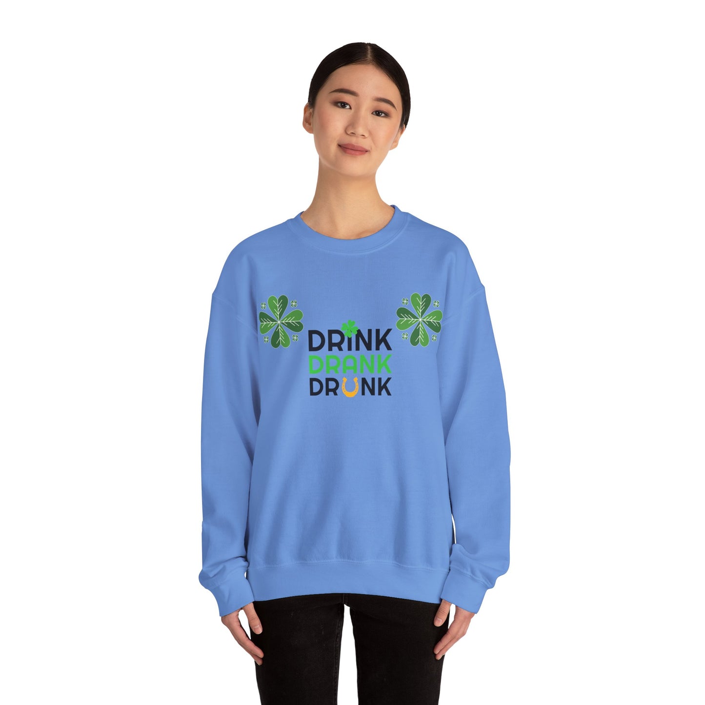 St. Patricks Day Getränk Crewneck Sweatshirt