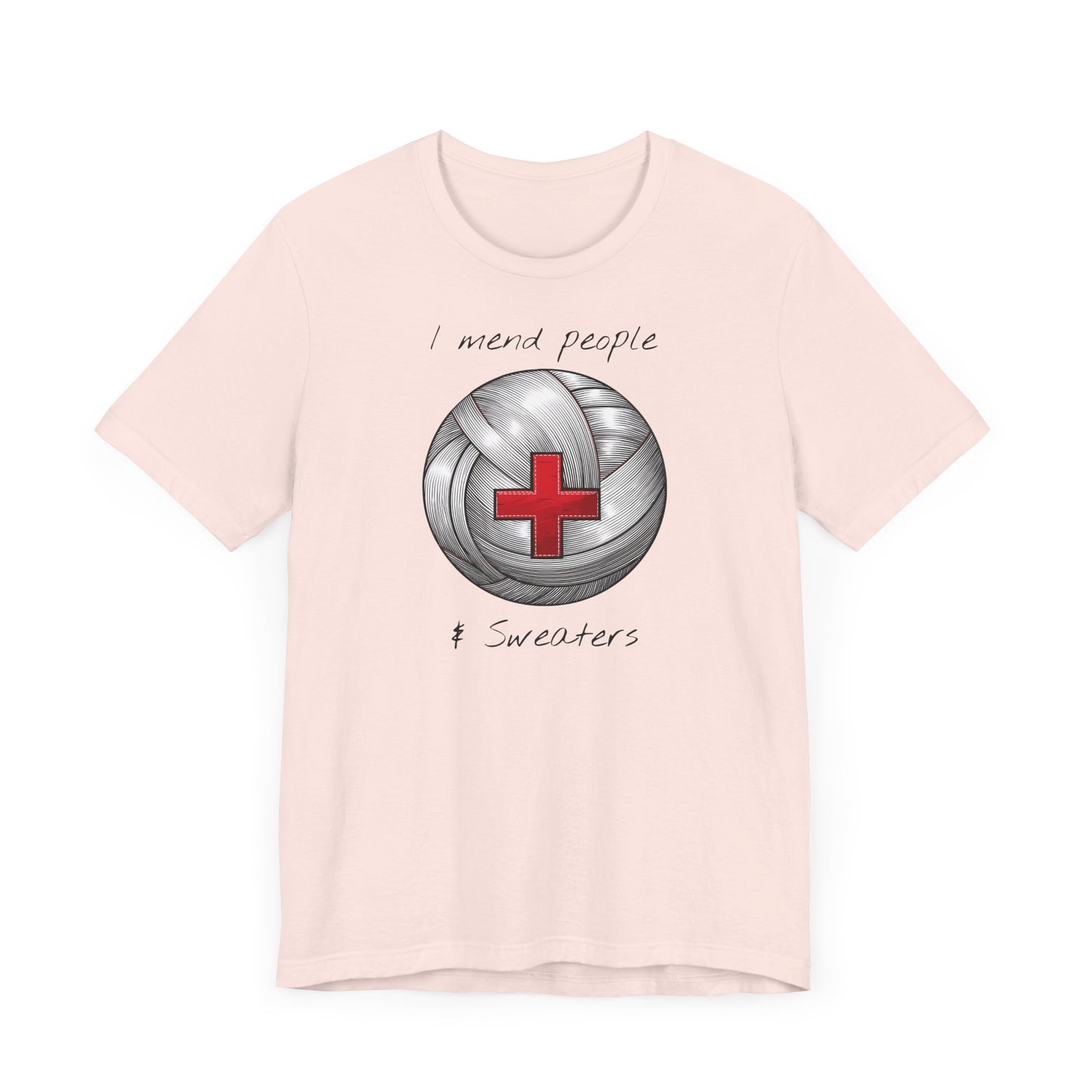 Krankenschwester Strick-T-Shirt - Unisex Jersey