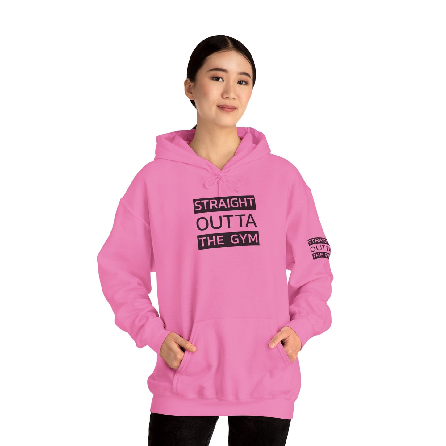 Straight Outta The Gym Unisex Heavy Blend™ Hoodie - Fitness-Motivations-Sweatshirt