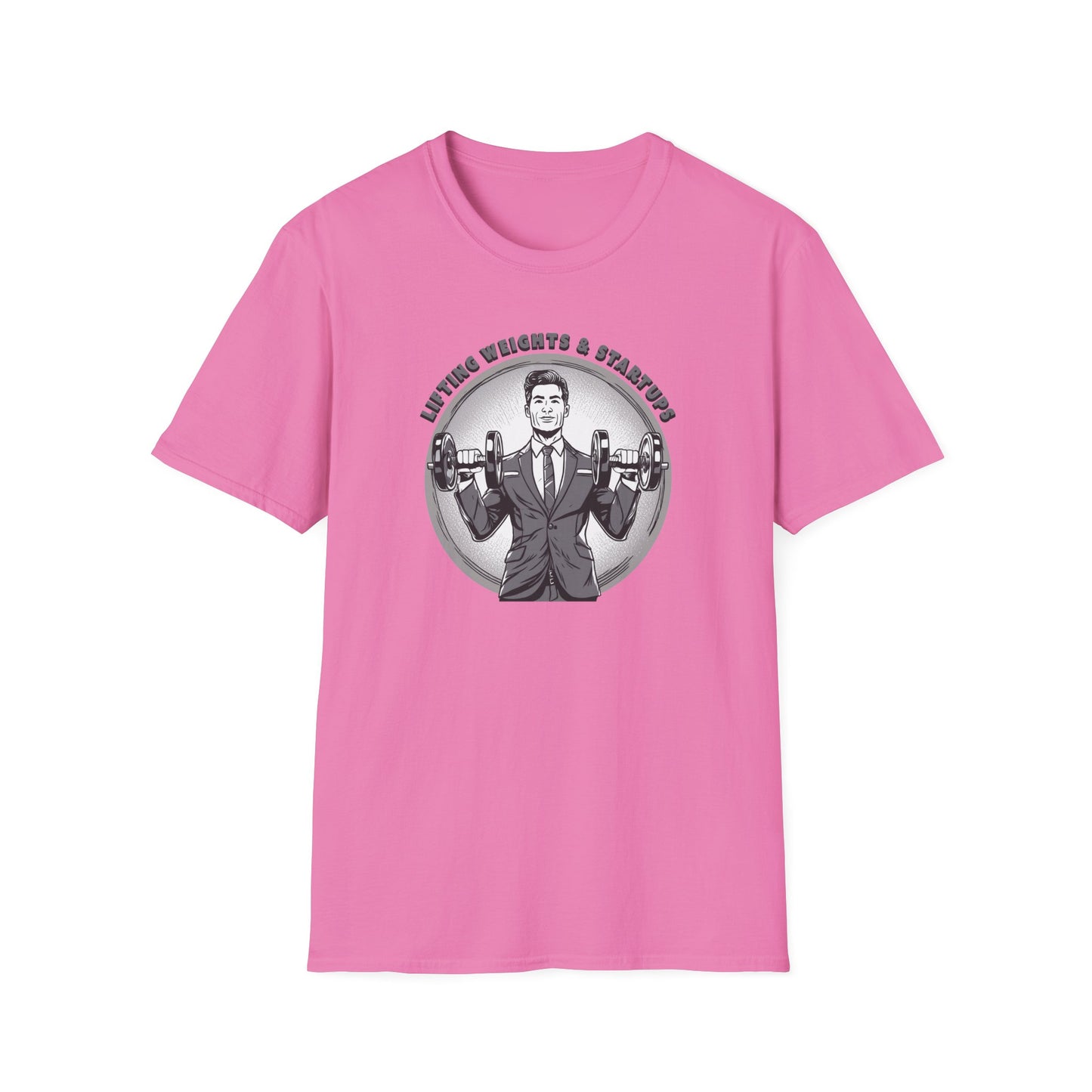 T-Shirt für Fitnessstudio-Liebhaber - Gewichtheben & Startups