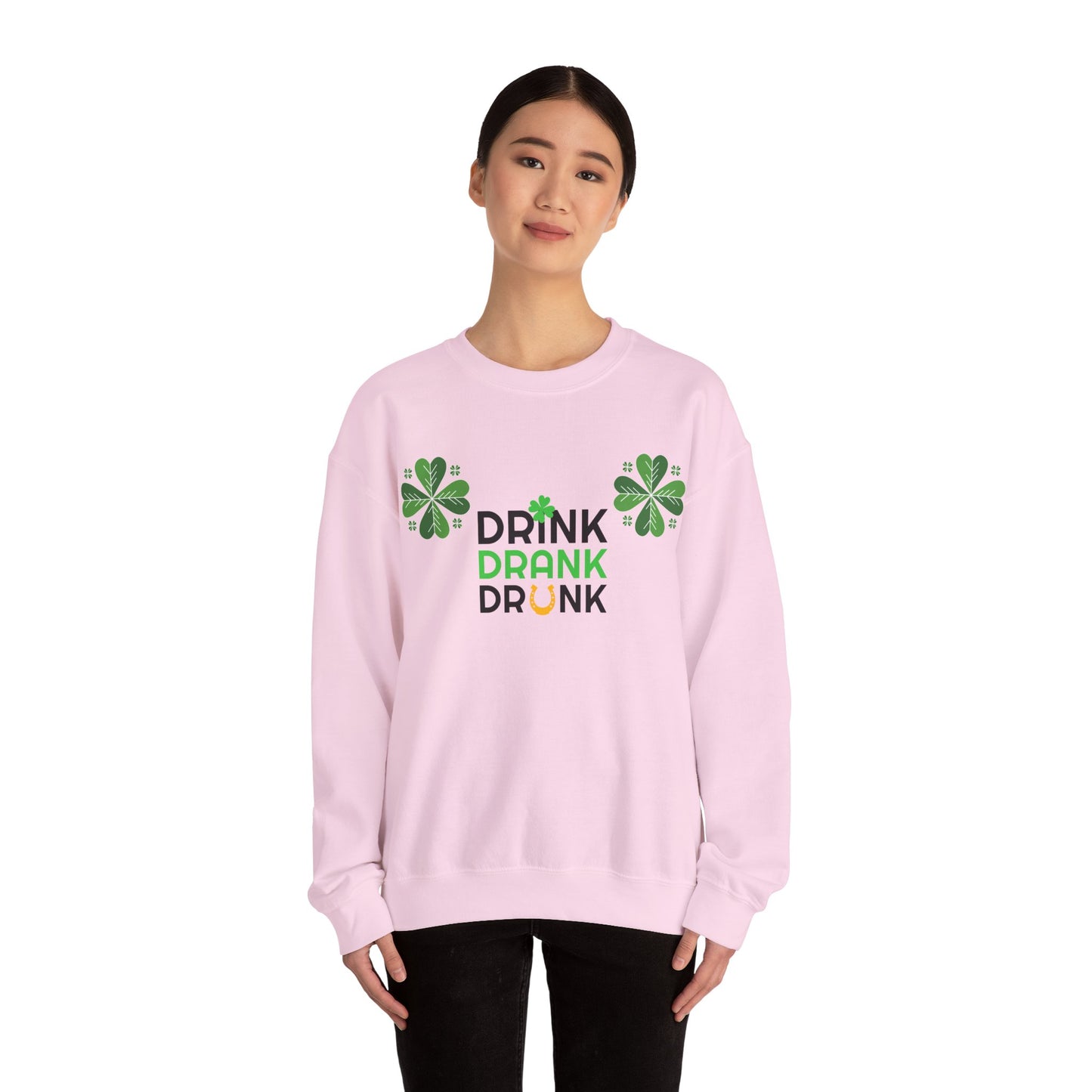 St. Patricks Day Getränk Crewneck Sweatshirt