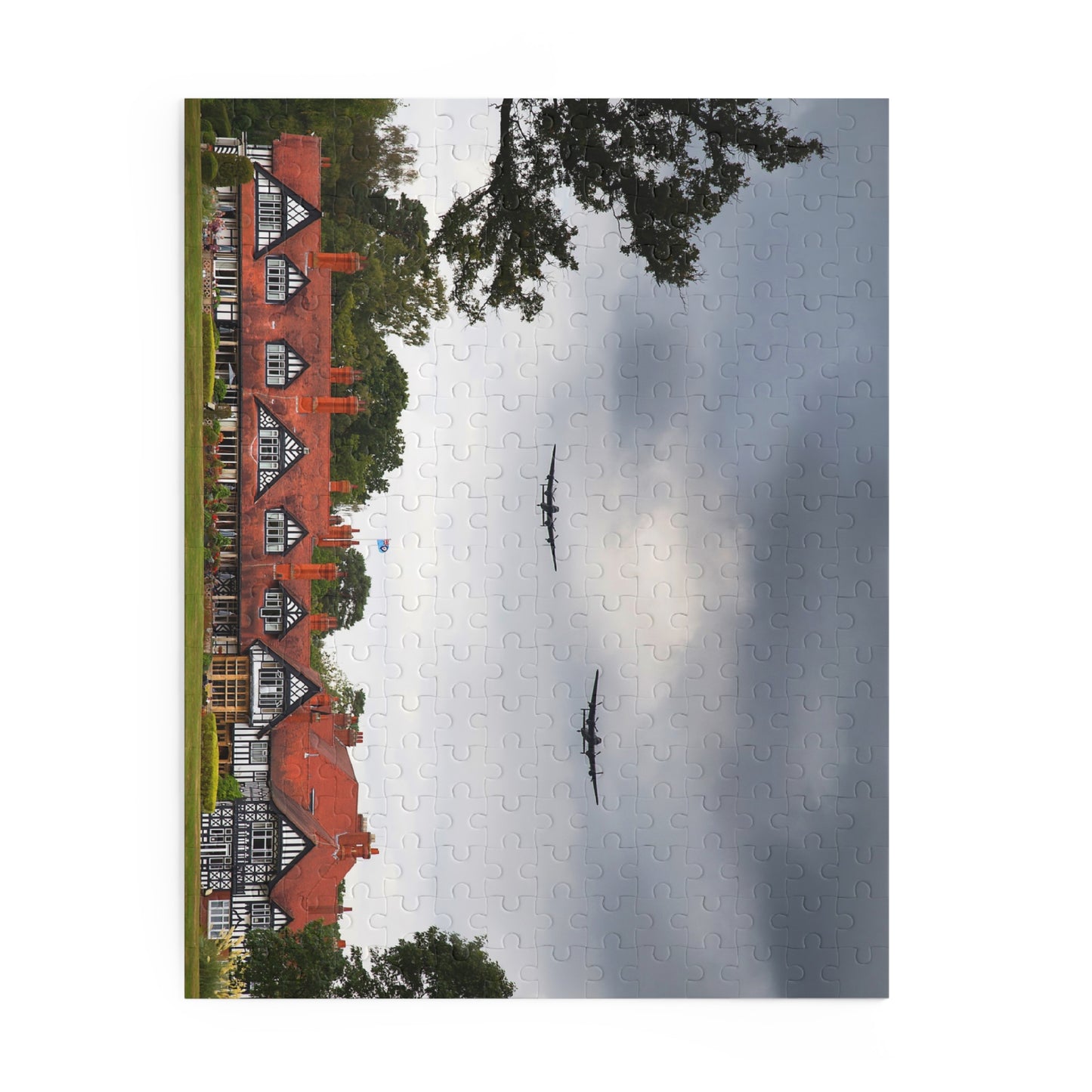 Puzzle - Bombardiers Lancaster survolant l'hôtel Petwood à Woodhall Spa dans le Lincolnshire