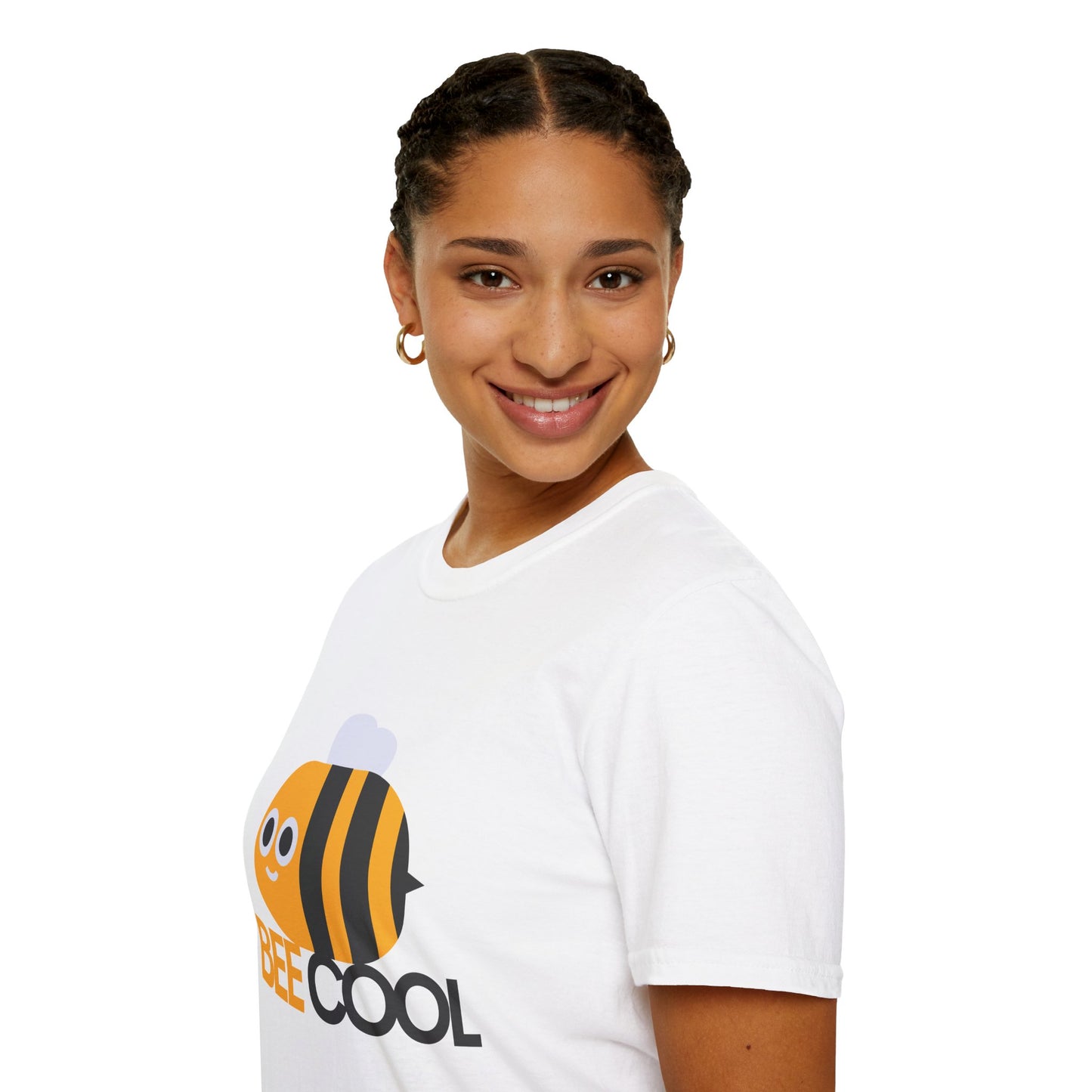 Bee Cool Unisex Softstyle T-Shirt - Lustiges und verspieltes Bienendesign