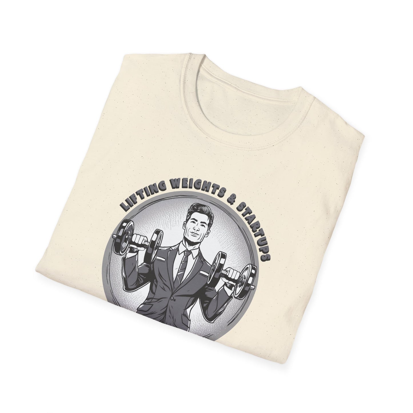 T-Shirt für Fitnessstudio-Liebhaber - Gewichtheben & Startups