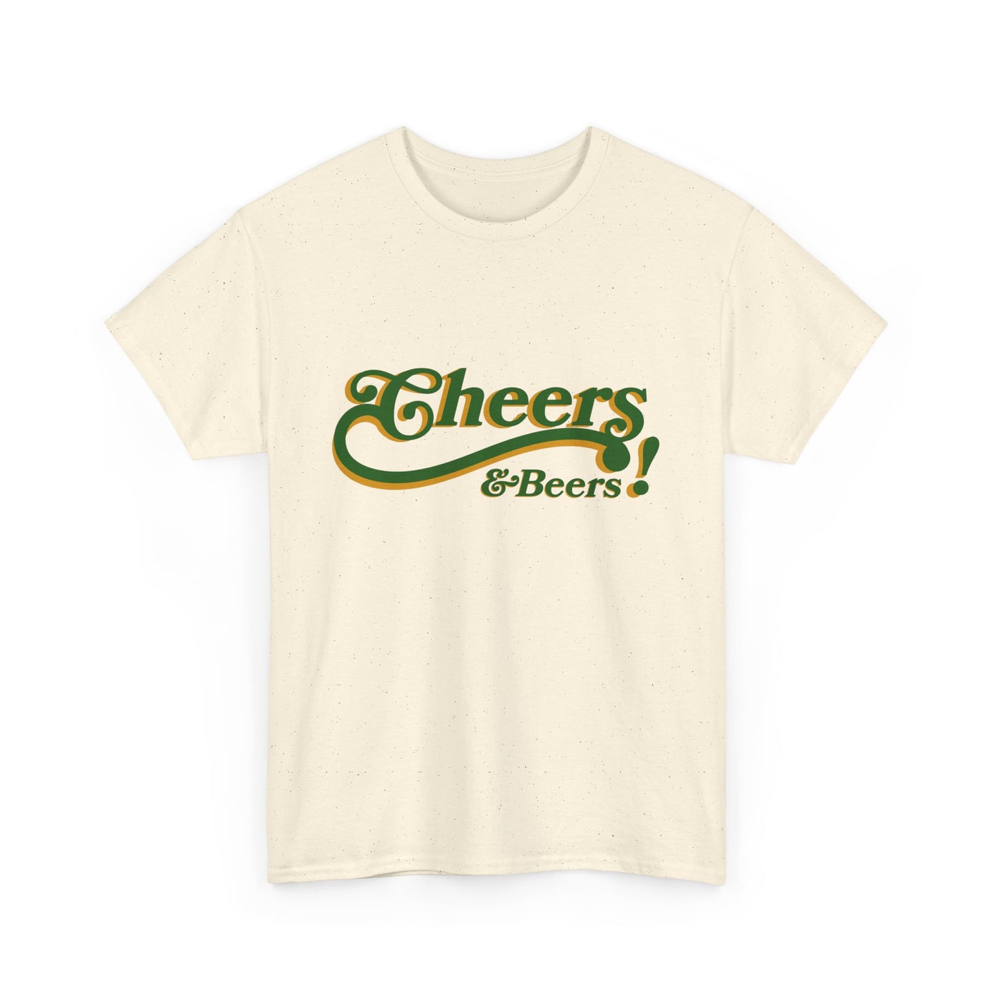 Cheers & Beers Unisex-T-Shirt aus schwerer Baumwolle – Perfekt für Feiern und zwanglose Ausflüge