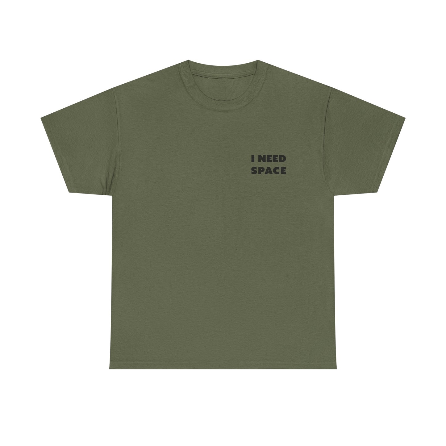 I Need Space Unisex-T-Shirt aus schwerer Baumwolle – lässiges T-Shirt mit Grafik für den Alltag