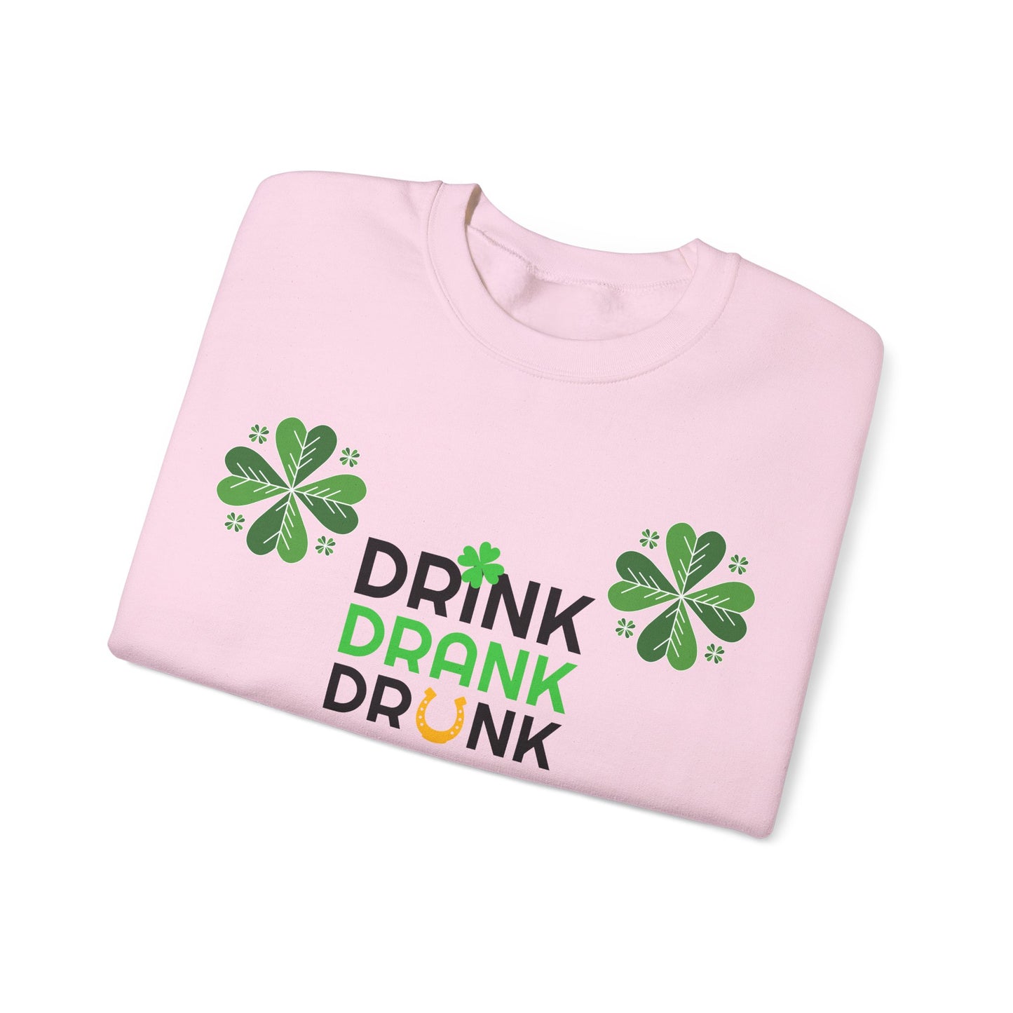 St. Patricks Day Getränk Crewneck Sweatshirt