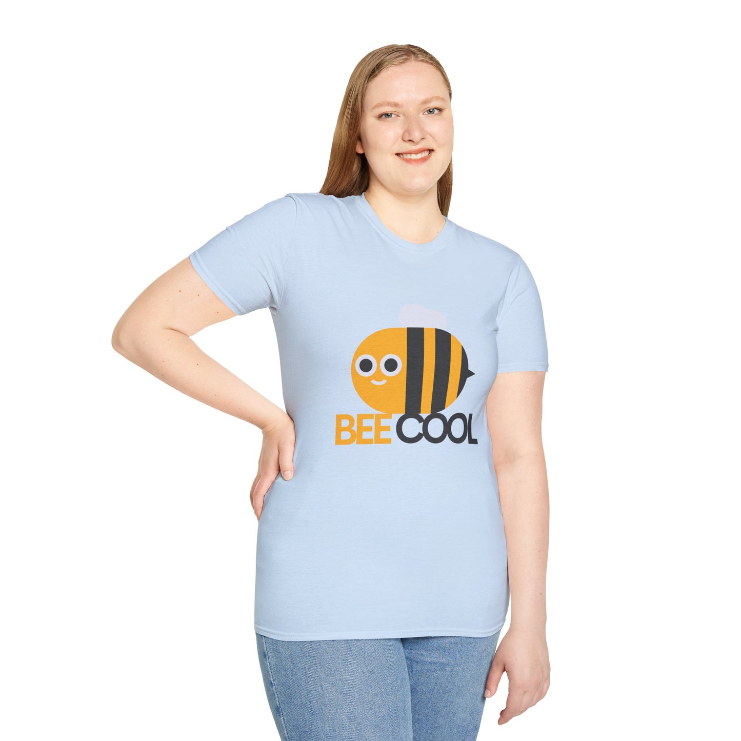 Bee Cool Unisex Softstyle T-Shirt - Lustiges und verspieltes Bienendesign