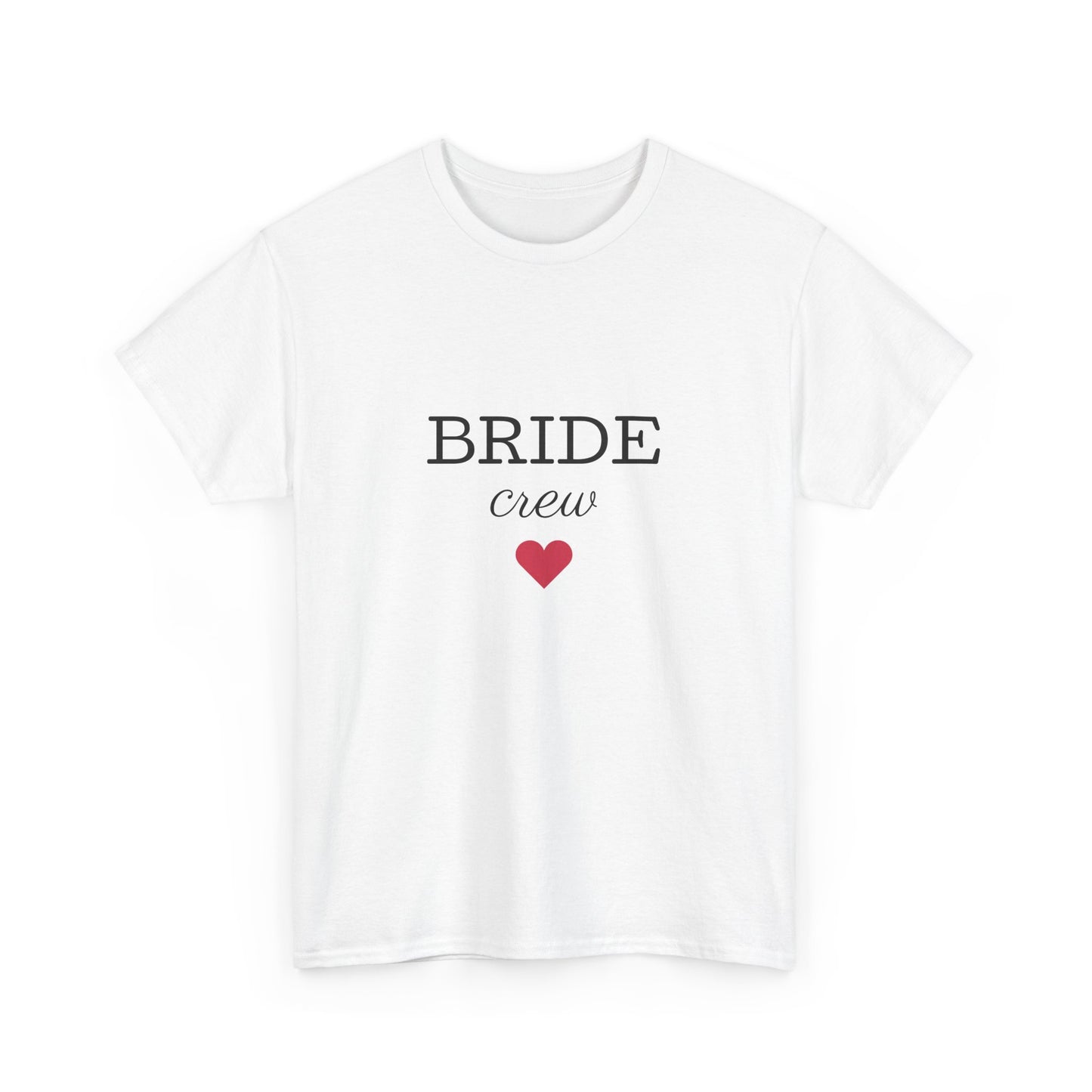Bride Crew Unisex-T-Shirt aus schwerer Baumwolle – Perfekt für Brautpartys