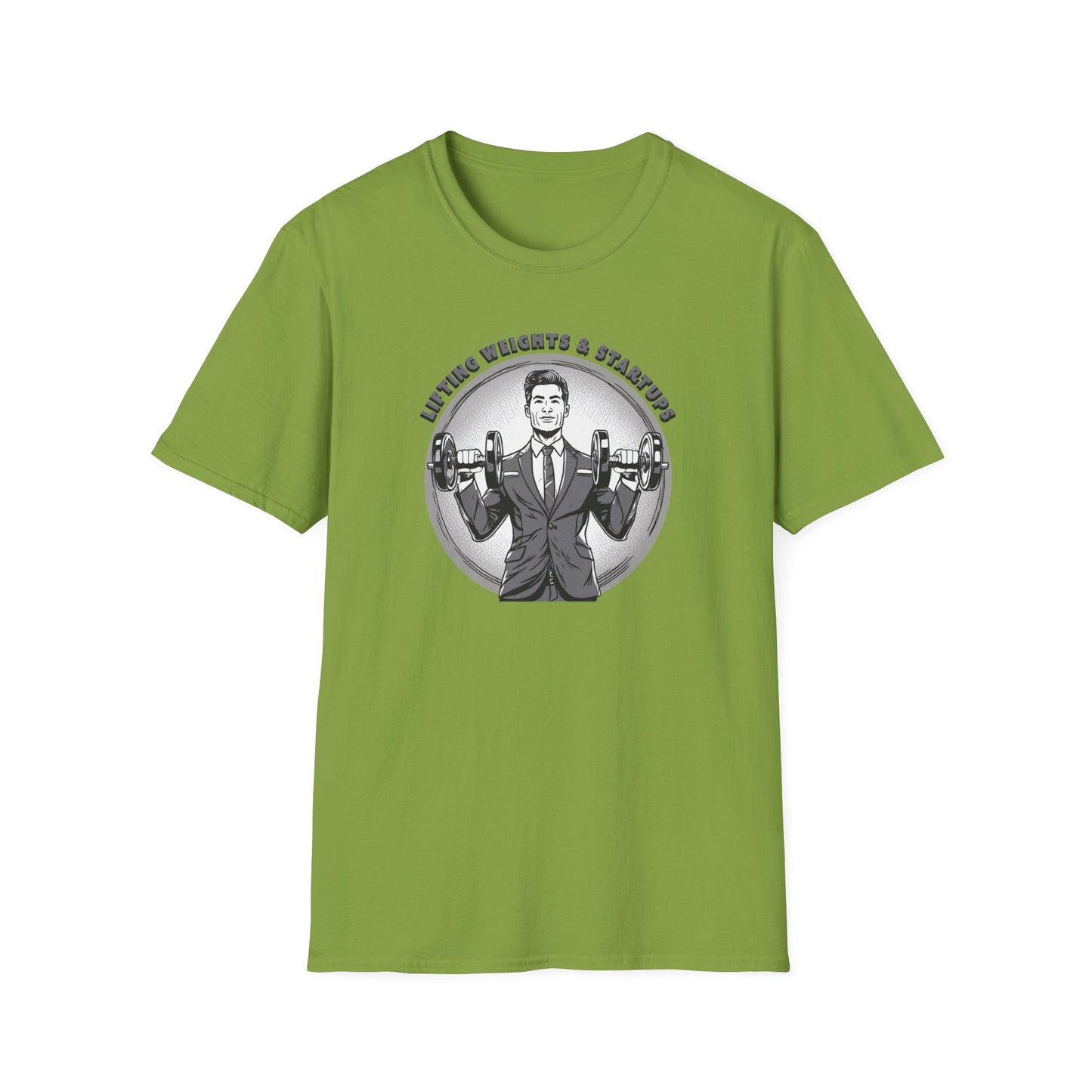 T-Shirt für Fitnessstudio-Liebhaber - Gewichtheben & Startups