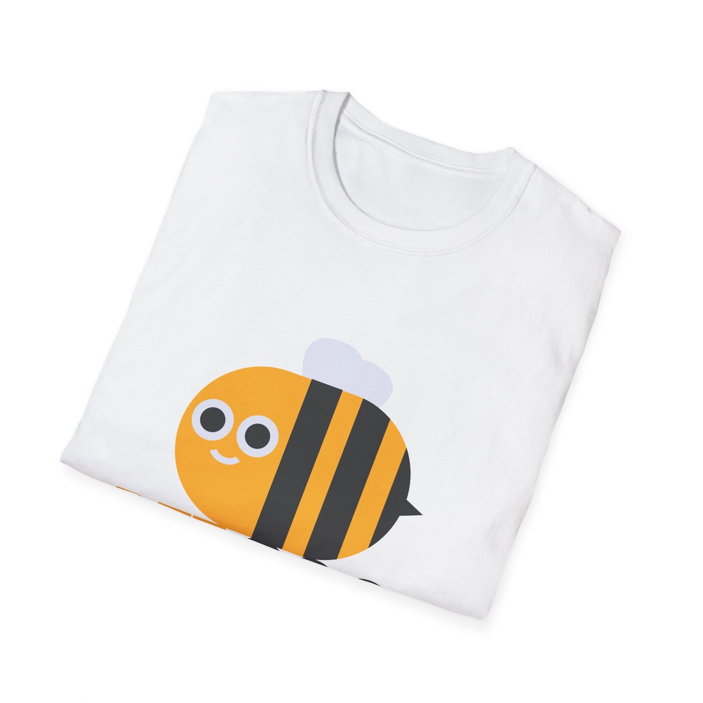 Bee Cool Unisex Softstyle T-Shirt - Lustiges und verspieltes Bienendesign 