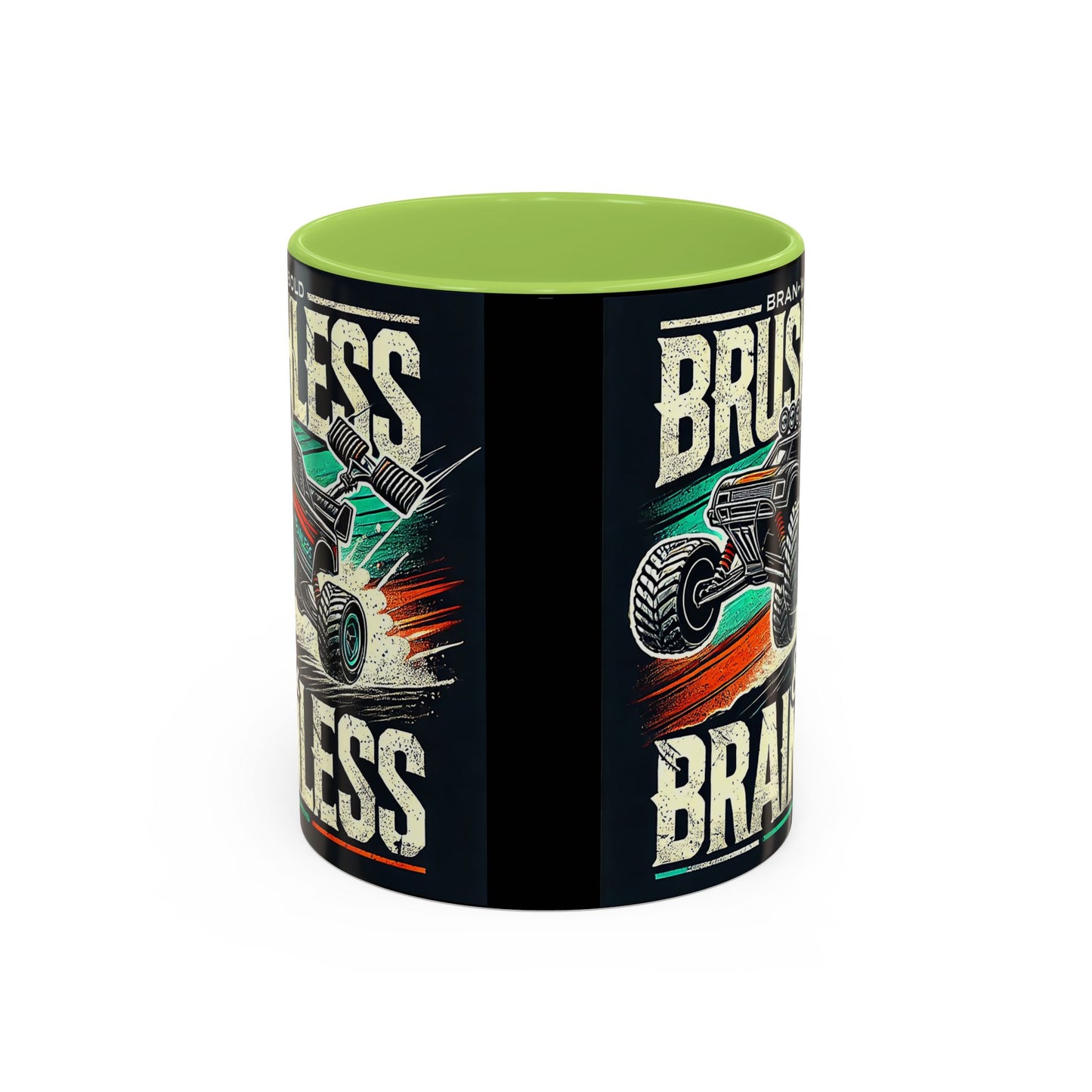 Tasse à café décorative pour passionnés de tout-terrain - Design sans balais et sans cervelle