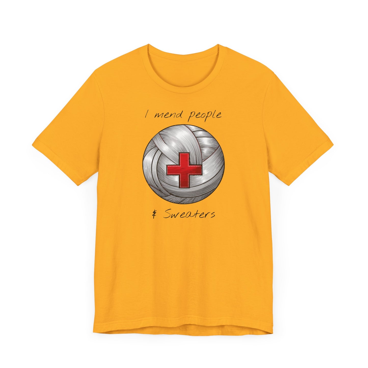 Krankenschwester Strick-T-Shirt - Unisex Jersey