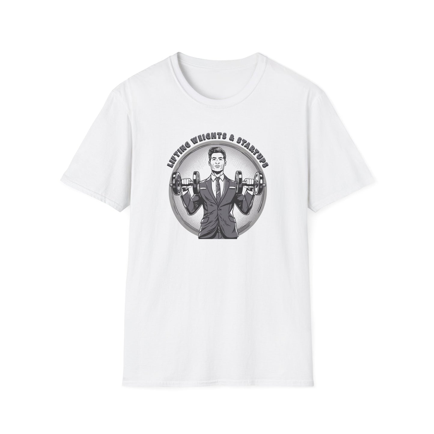 T-Shirt für Fitnessstudio-Liebhaber - Gewichtheben &amp; Startups