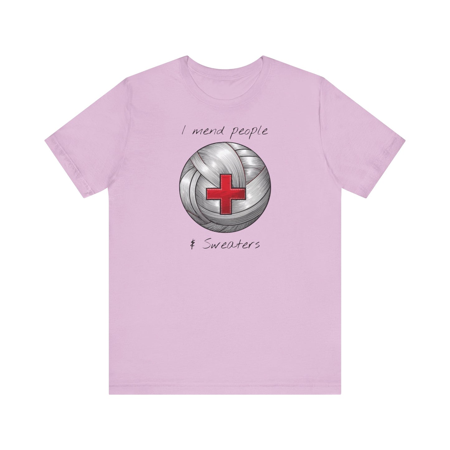 Krankenschwester Strick-T-Shirt - Unisex Jersey