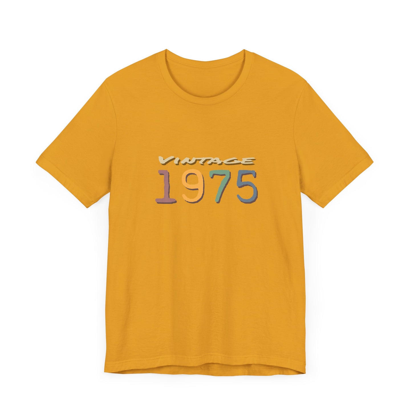 Vintage 1975 Unisex T-Shirt - Retro Grafik T-Shirt