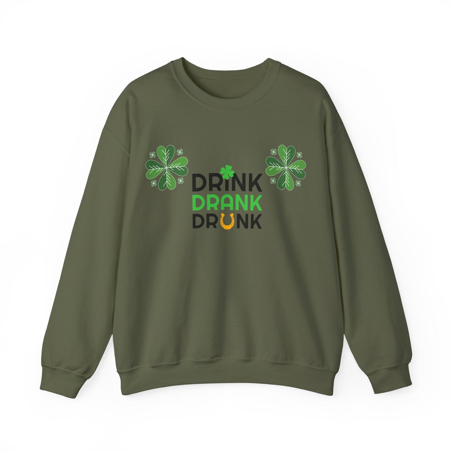 St. Patricks Day Getränk Crewneck Sweatshirt