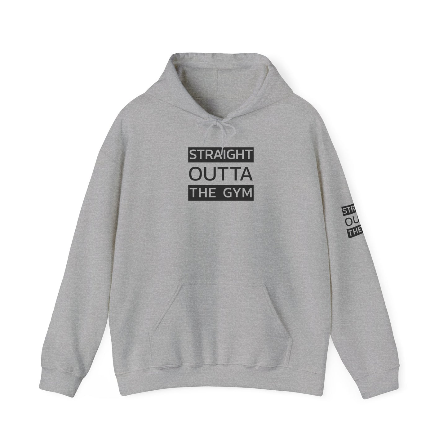 Straight Outta The Gym Unisex Heavy Blend™ Hoodie - Fitness-Motivations-Sweatshirt