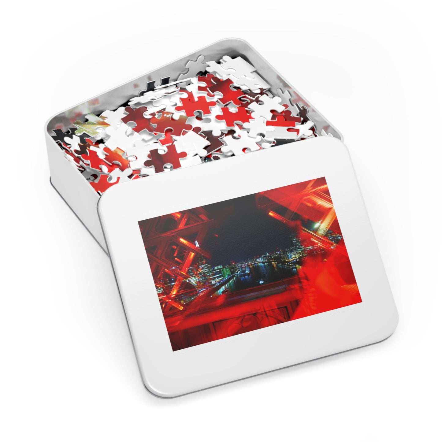 London Skyline Night Scape Jigsaw Puzzle
