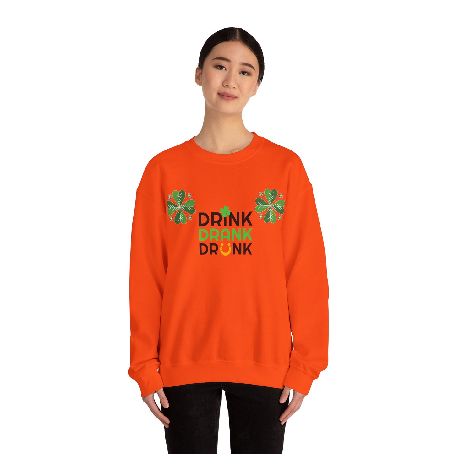 St. Patricks Day Getränk Crewneck Sweatshirt
