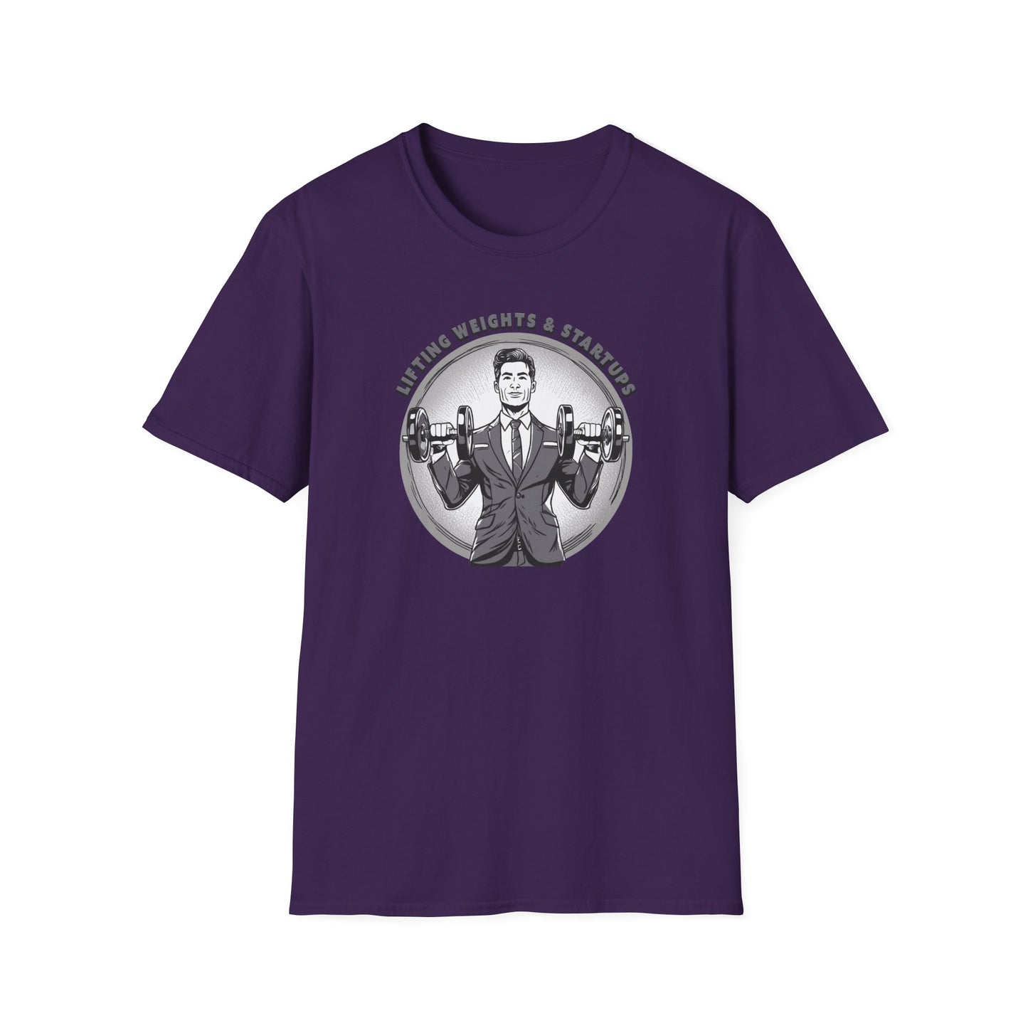 T-Shirt für Fitnessstudio-Liebhaber - Gewichtheben &amp; Startups