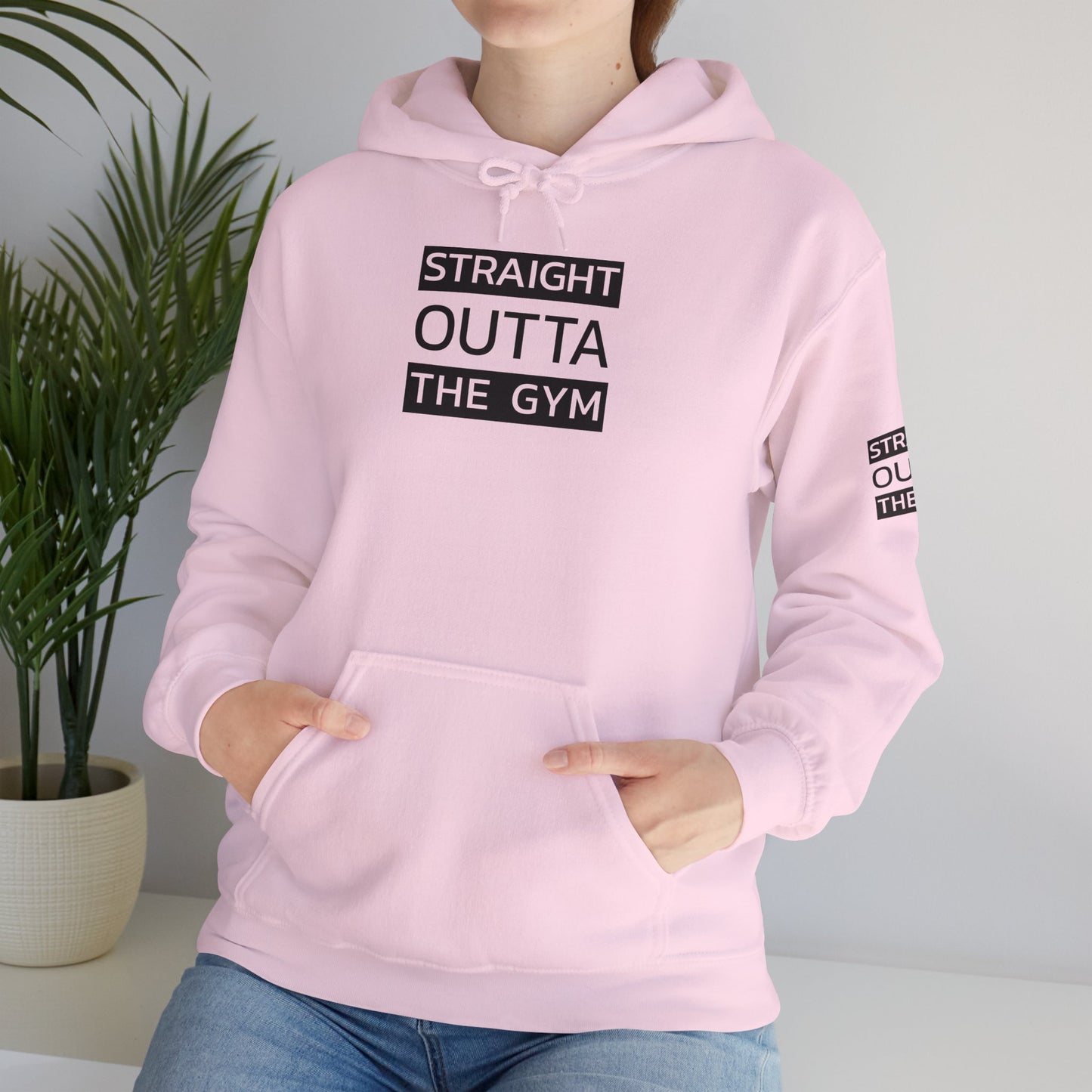 Straight Outta The Gym Unisex Heavy Blend™ Hoodie - Fitness-Motivations-Sweatshirt