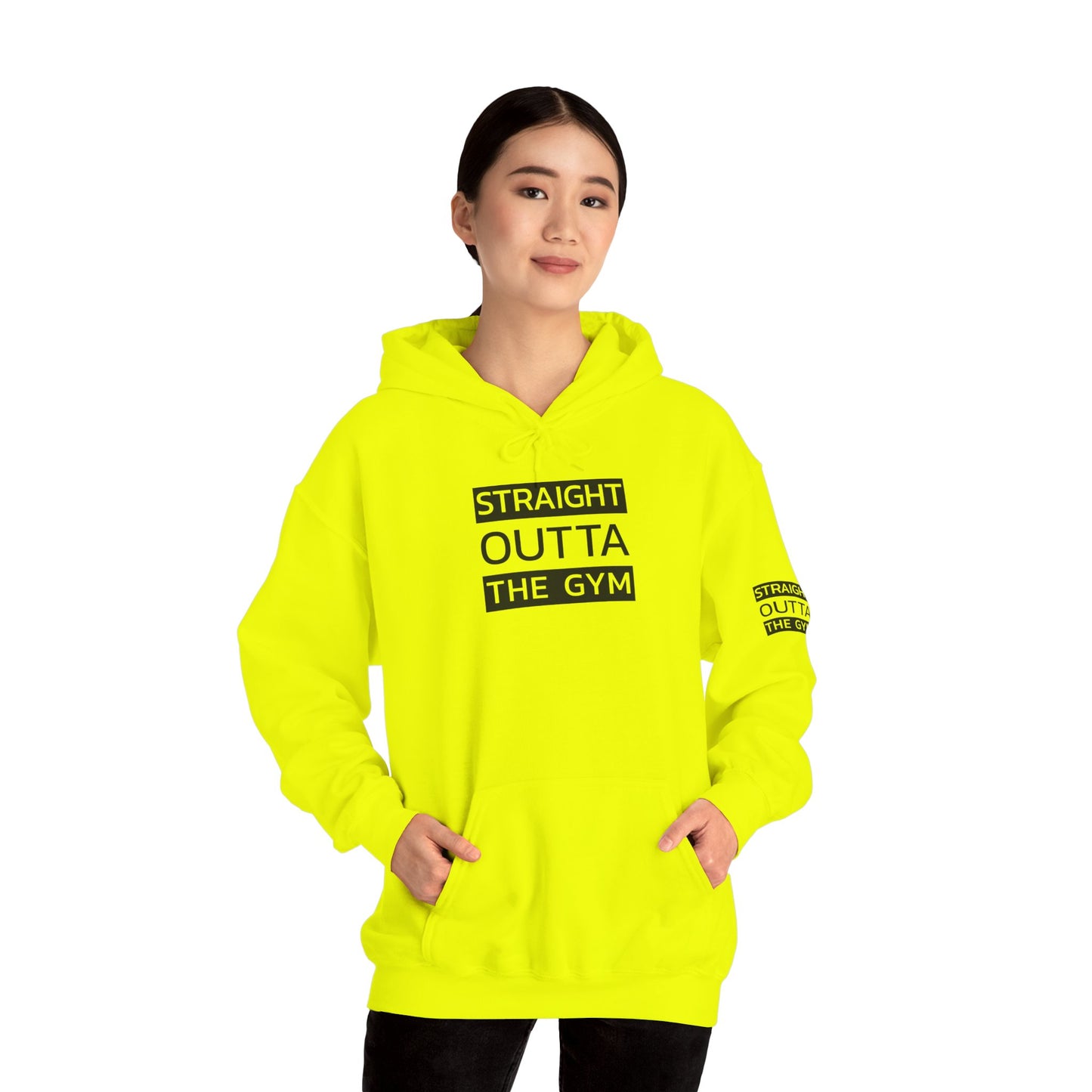Straight Outta The Gym Unisex Heavy Blend™ Hoodie - Fitness-Motivations-Sweatshirt