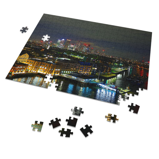 London Skyline Night Scape Jigsaw Puzzle