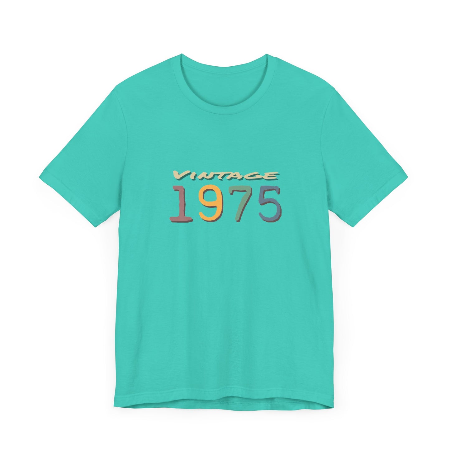 Vintage 1975 Unisex T-Shirt - Retro Grafik T-Shirt