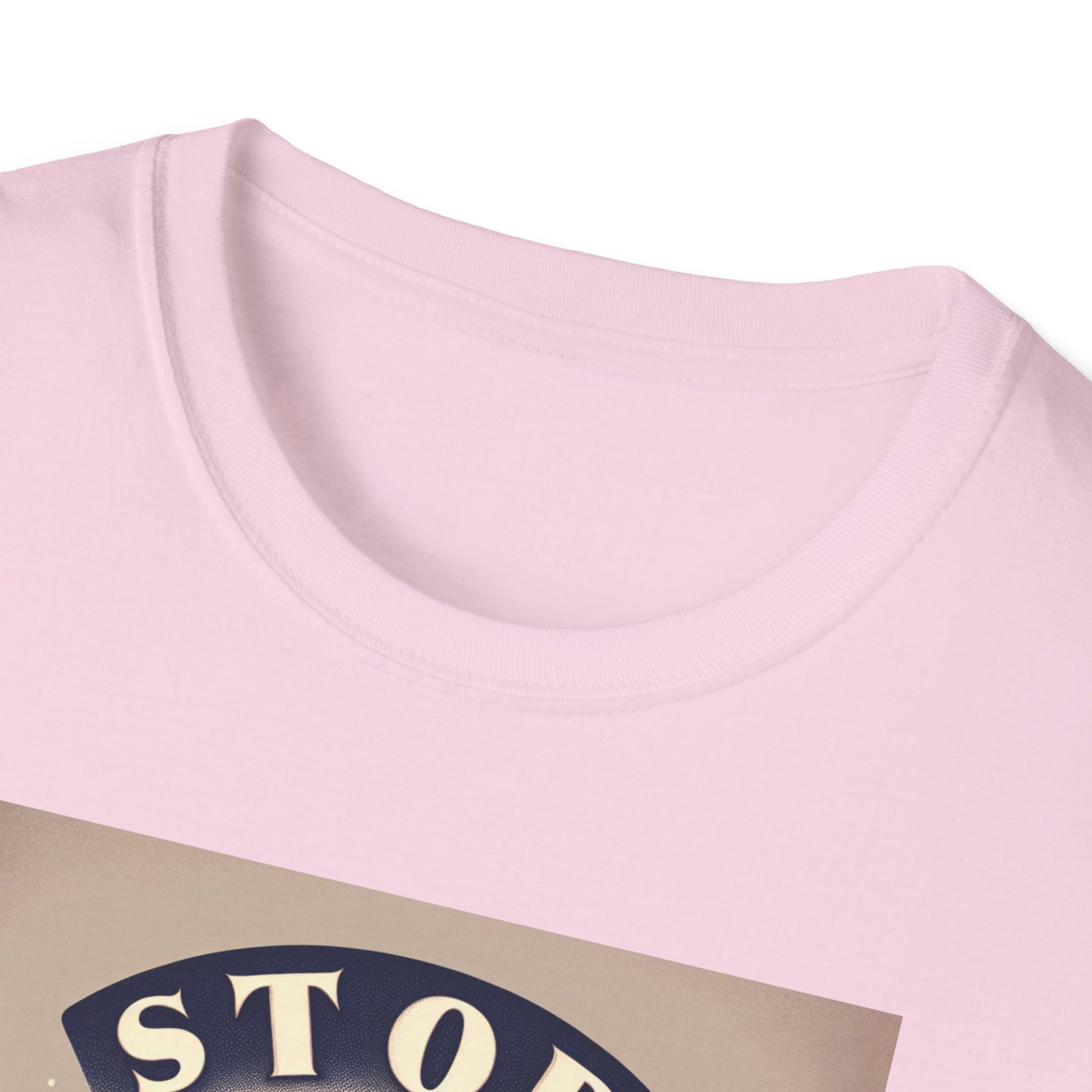 Stop! I Want a Brew T-Shirt – Lustiges Tee- und Kaffeeliebhaber-T-Shirt – Unisex Softstyle T-Shirt 