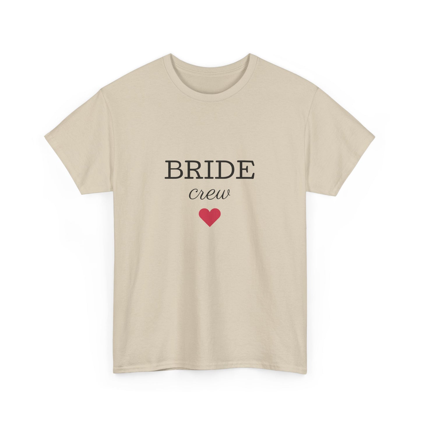 Bride Crew Unisex-T-Shirt aus schwerer Baumwolle – Perfekt für Brautpartys
