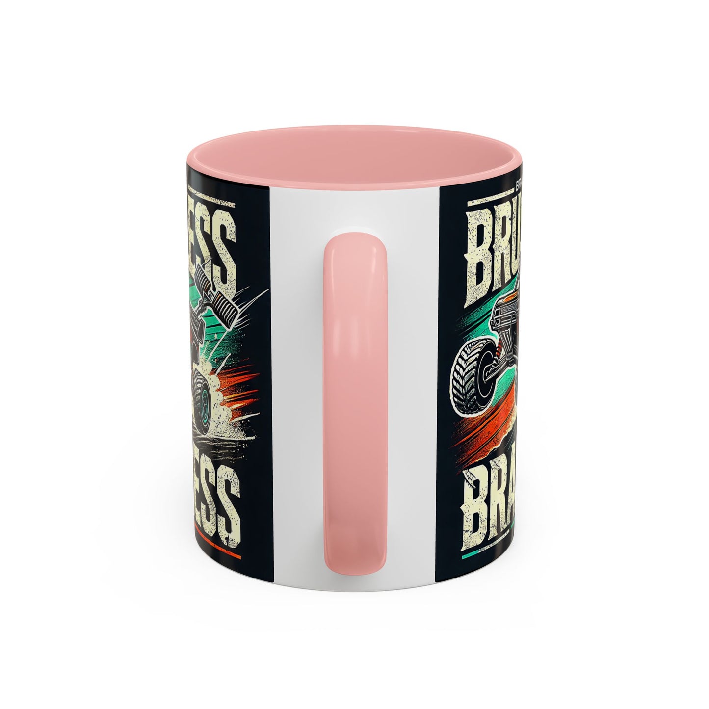 Tasse à café décorative pour passionnés de tout-terrain - Design sans balais et sans cervelle