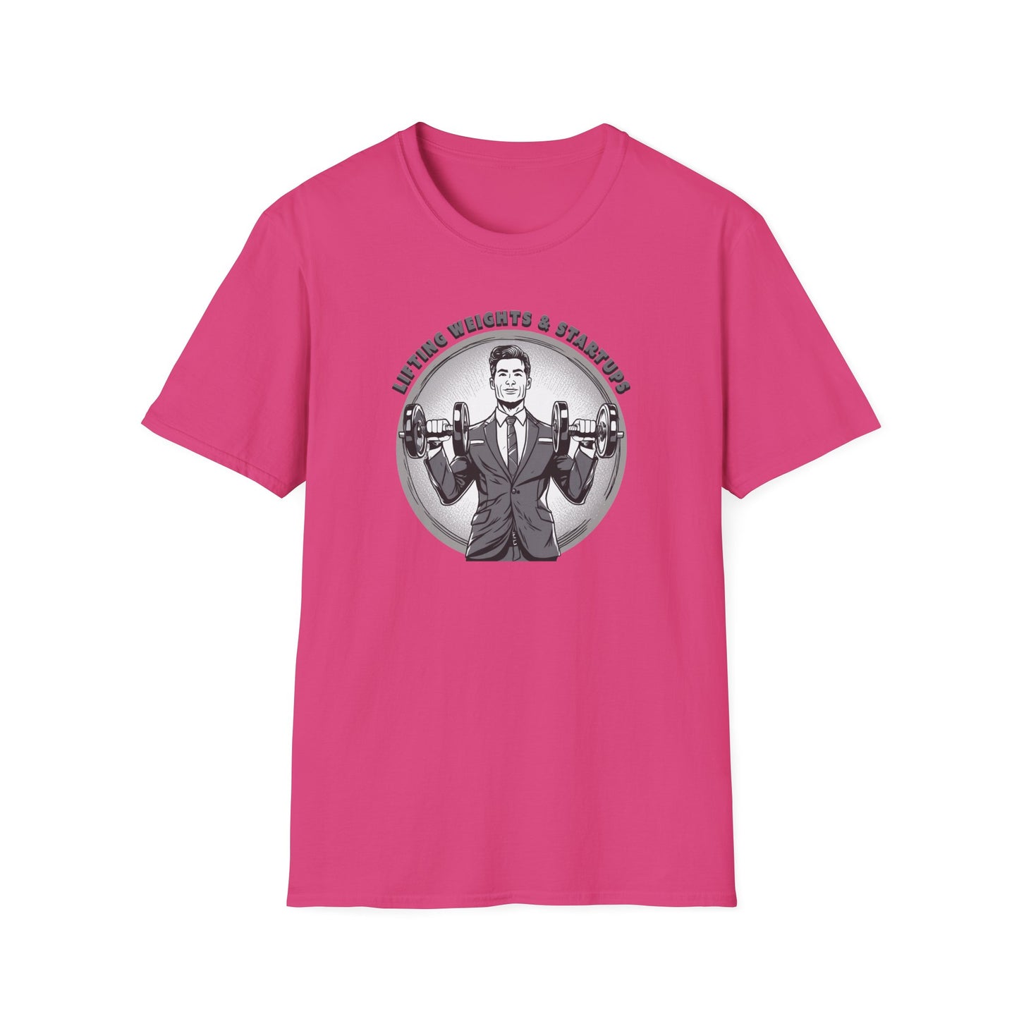 T-Shirt für Fitnessstudio-Liebhaber - Gewichtheben &amp; Startups