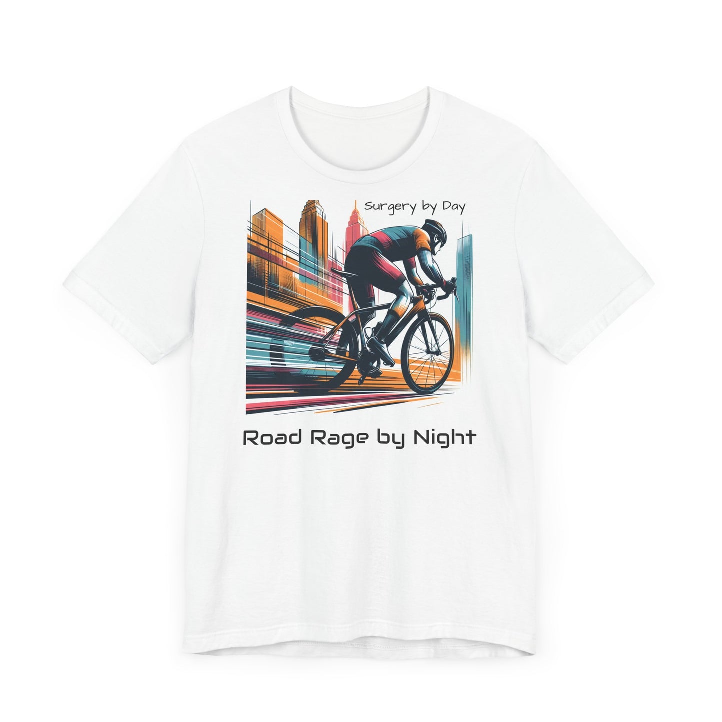 Radsport-T-Shirt – „Tagsüber Operation, nachts Wut auf der Straße“, Unisex-Trikot