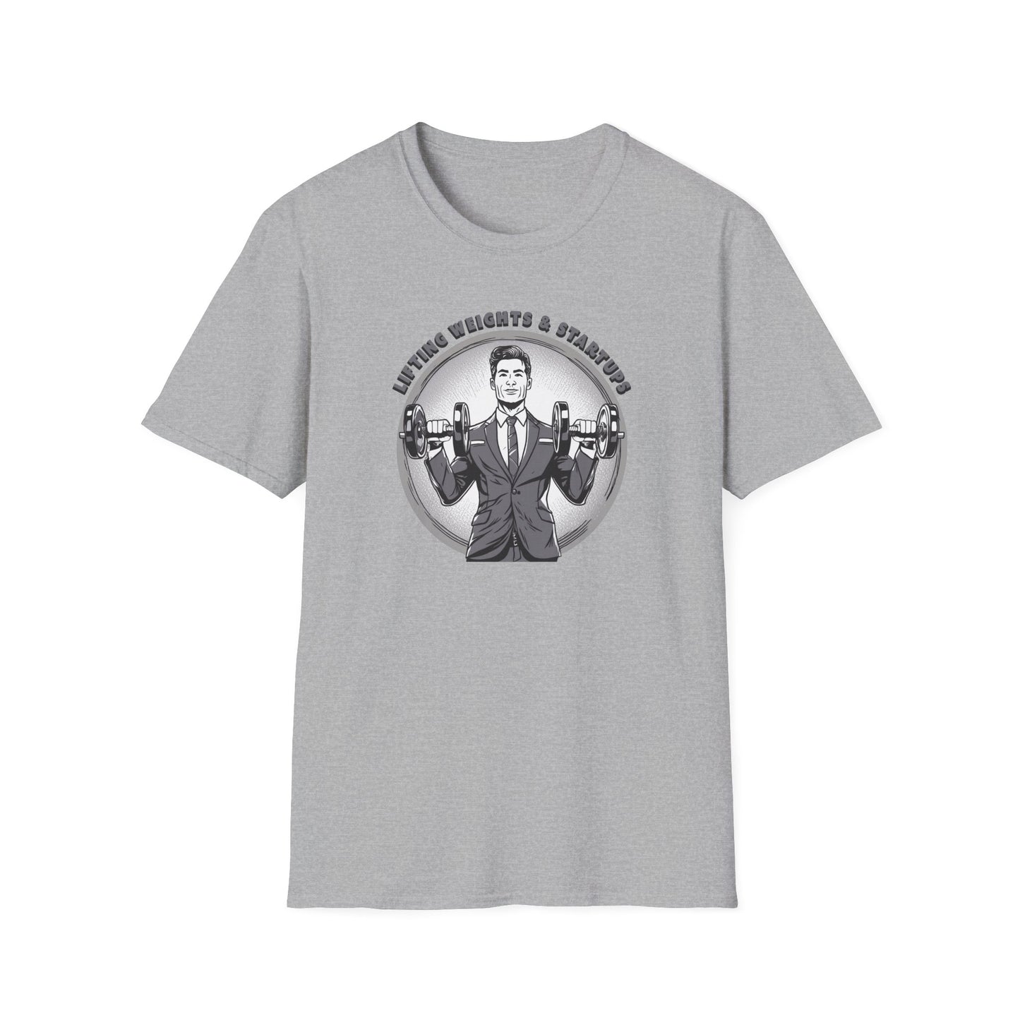 T-Shirt für Fitnessstudio-Liebhaber - Gewichtheben &amp; Startups