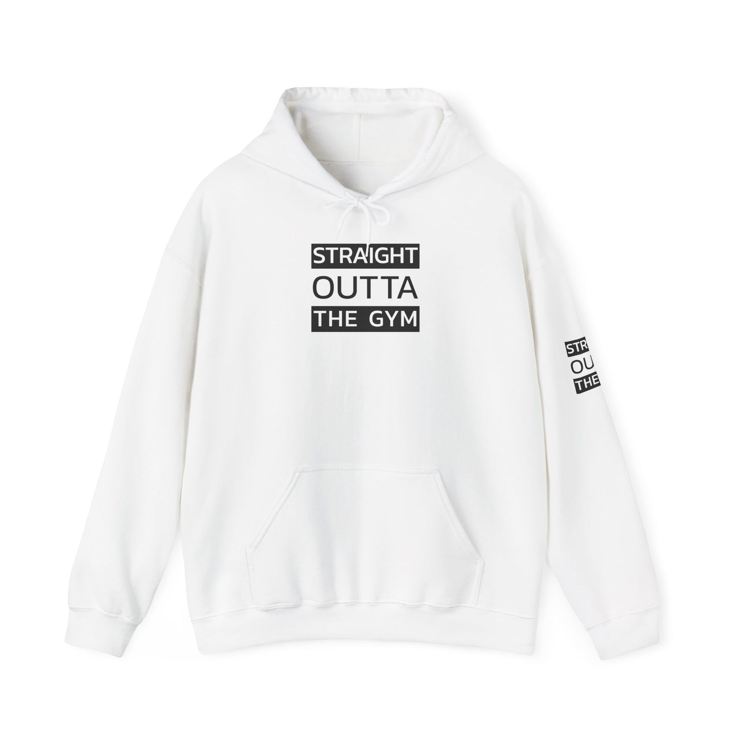 Straight Outta The Gym Unisex Heavy Blend™ Hoodie - Fitness-Motivations-Sweatshirt