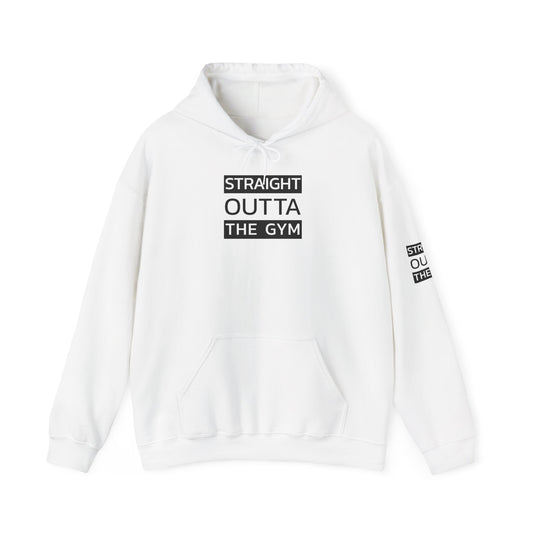 Straight Outta The Gym Unisex Heavy Blend™ Hoodie - Fitness-Motivations-Sweatshirt