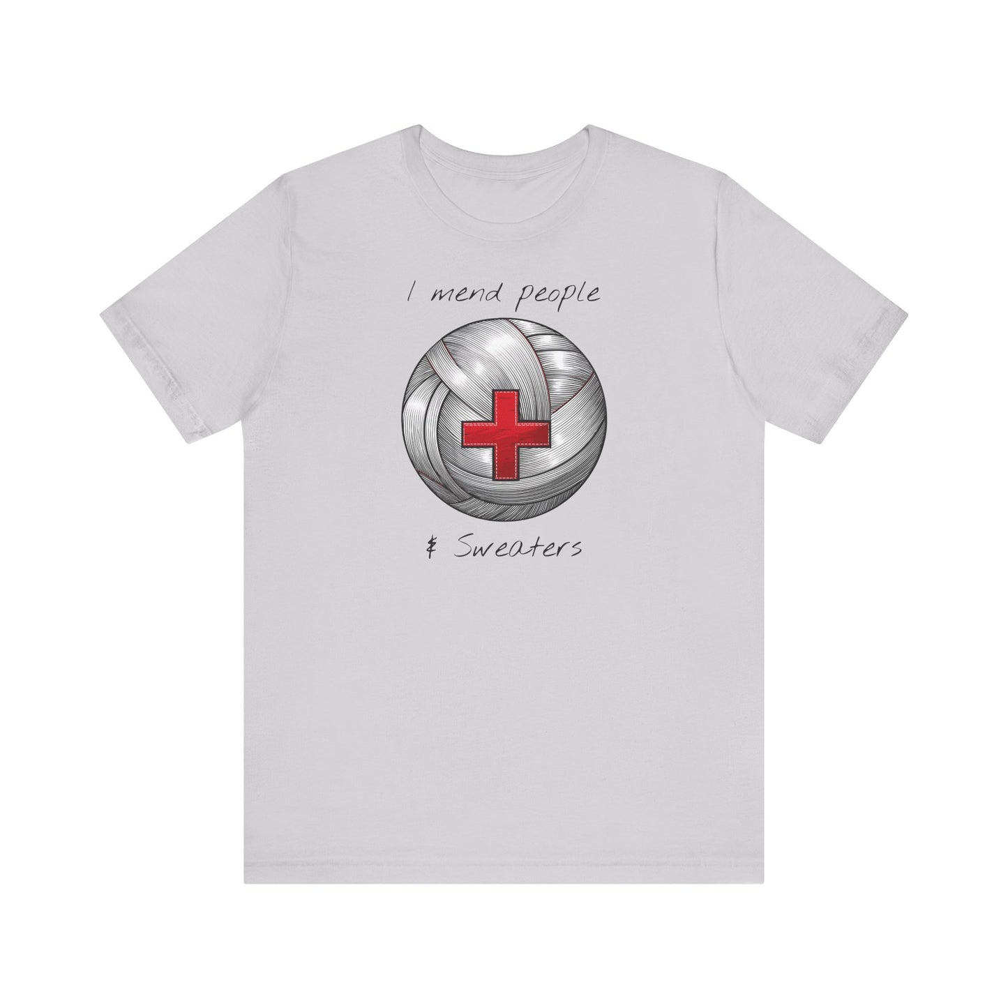 Krankenschwester Strick-T-Shirt - Unisex Jersey